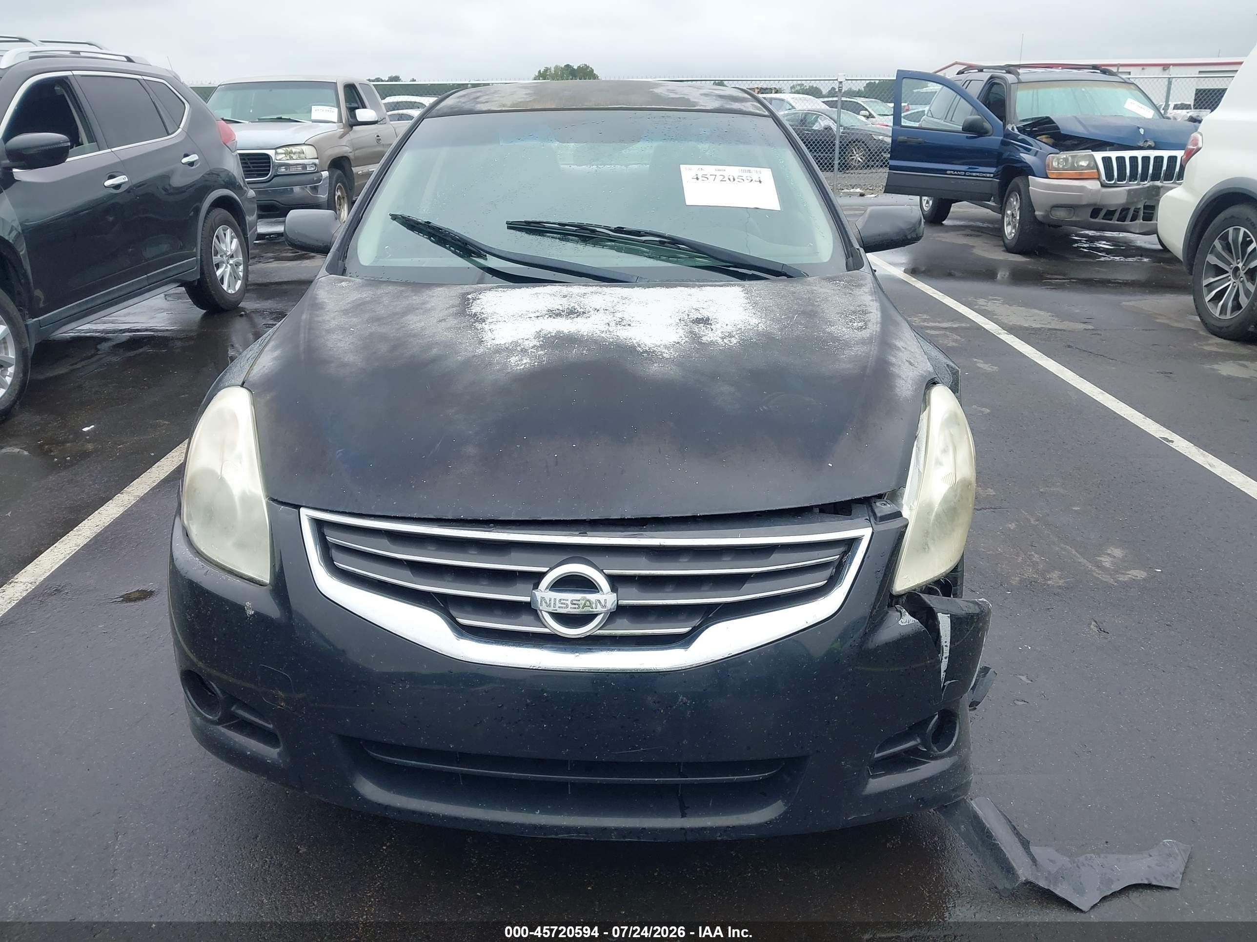 2012 Nissan Altima 2.5 S Black vin: 1N4AL2AP4CC152651