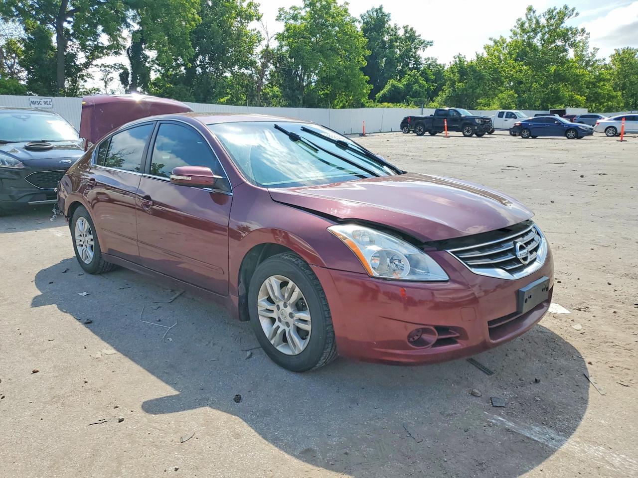 2012 Nissan Altima Burgundy vin: 1N4AL2AP4CC152746