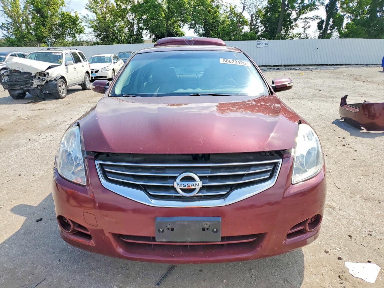2012 Nissan Altima Burgundy vin: 1N4AL2AP4CC152746