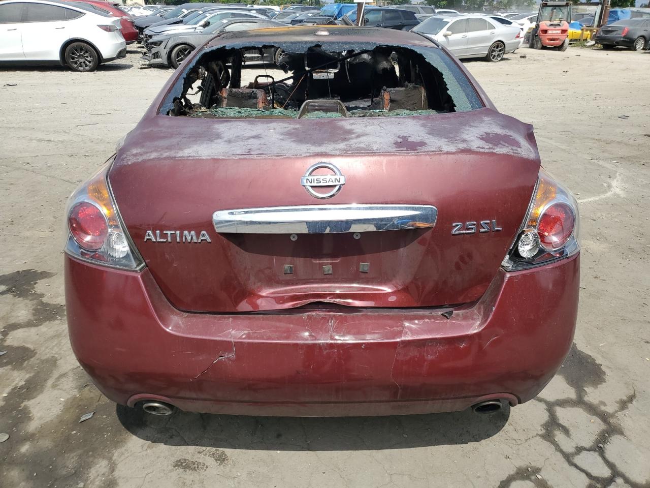 2012 Nissan Altima Base Burgundy vin: 1N4AL2AP4CC158126