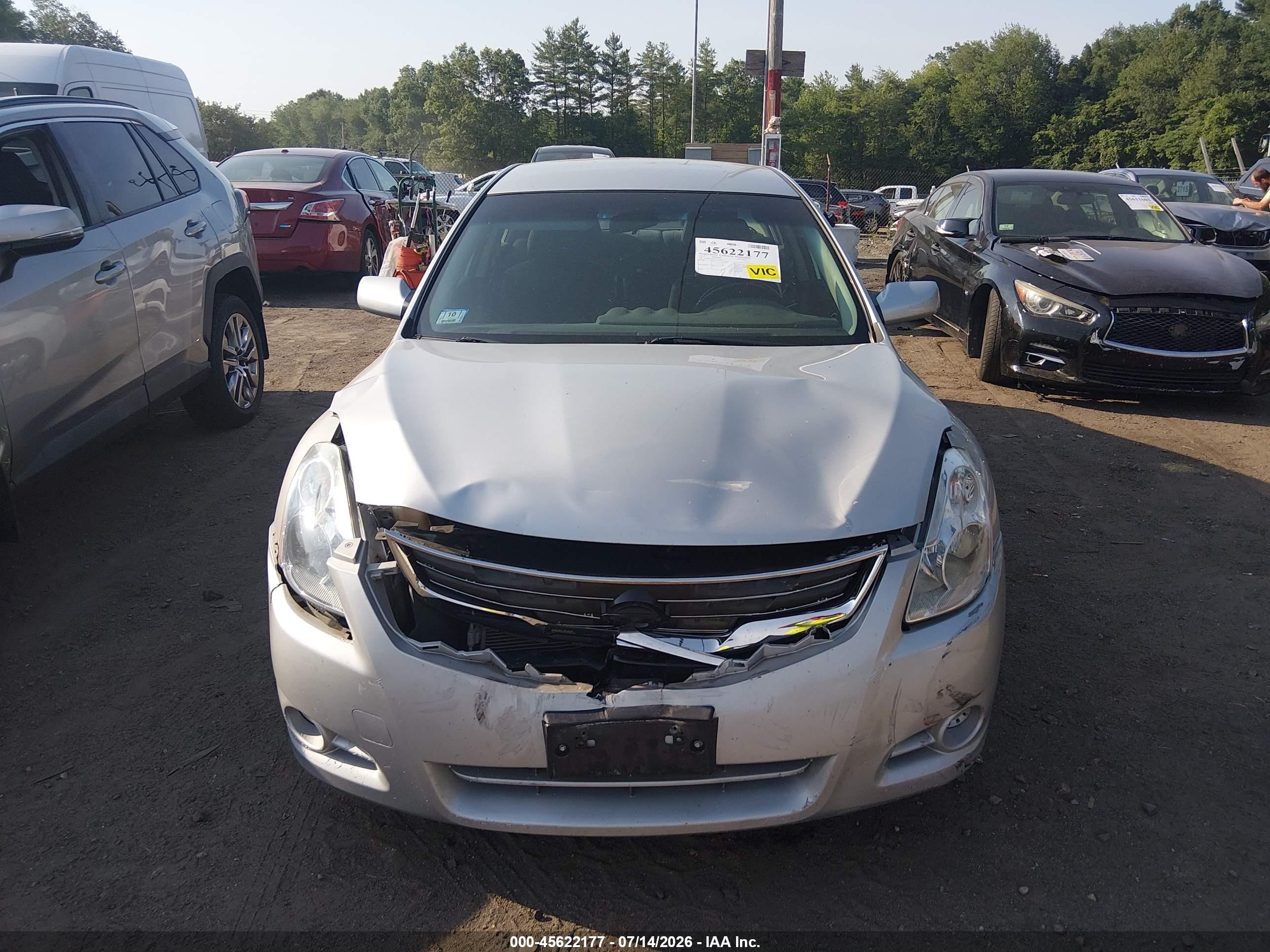 2012 Nissan Altima 2.5 S Серебряный vin: 1N4AL2AP4CC171636