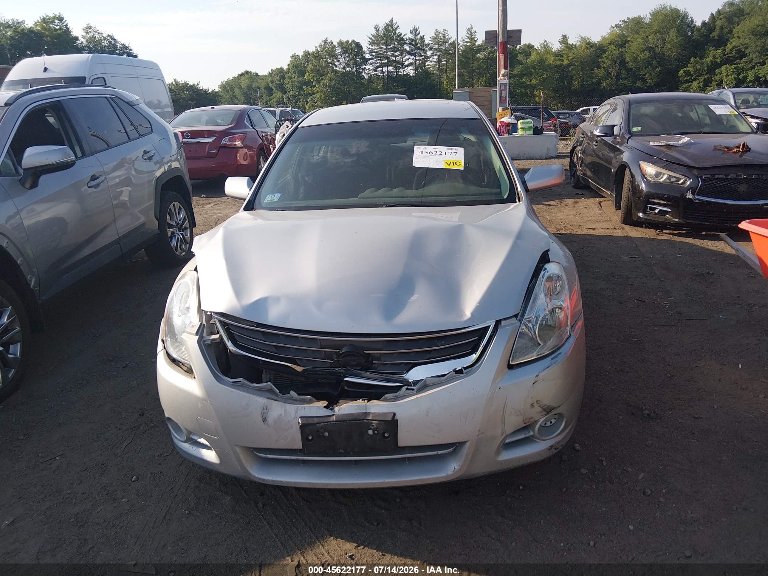 2012 Nissan Altima 2.5 S Серебряный vin: 1N4AL2AP4CC171636