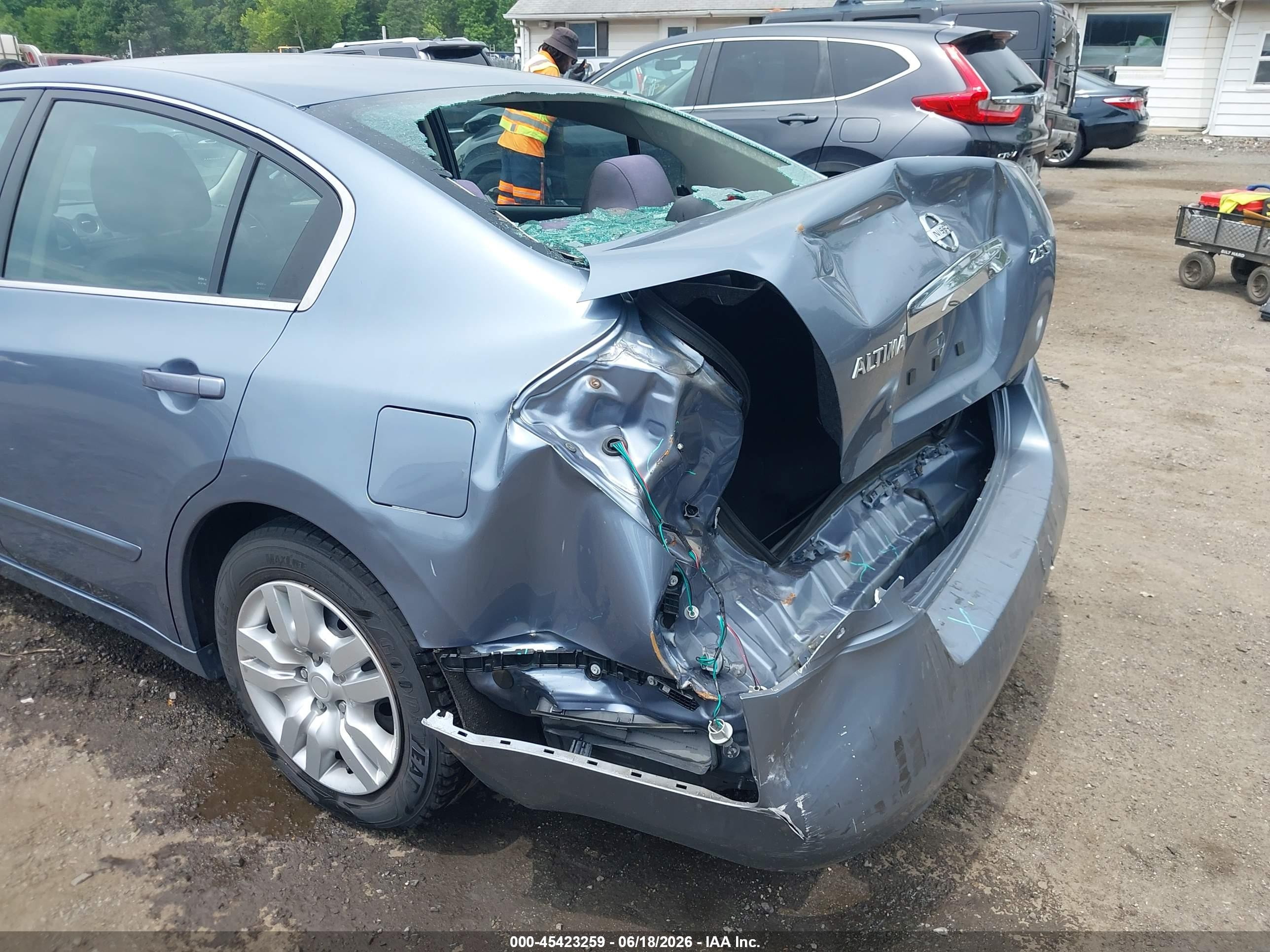 2012 Nissan Altima 2.5 S Light Blue vin: 1N4AL2AP4CC185956