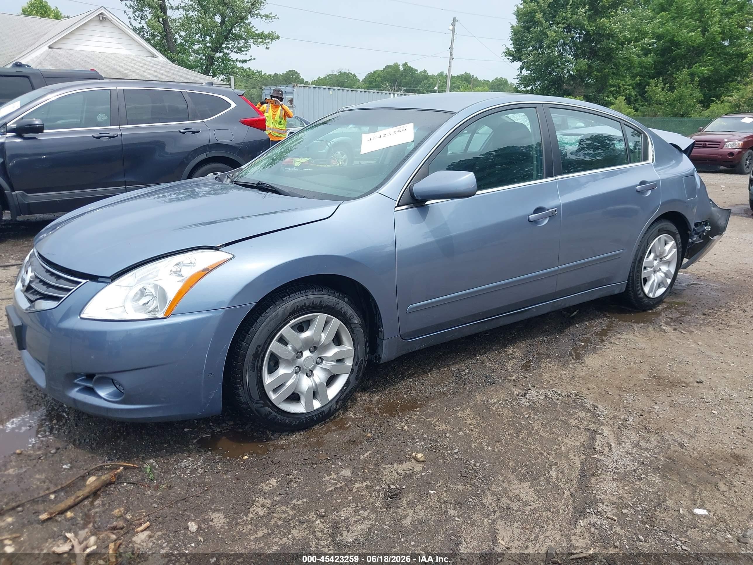 2012 Nissan Altima 2.5 S Light Blue vin: 1N4AL2AP4CC185956