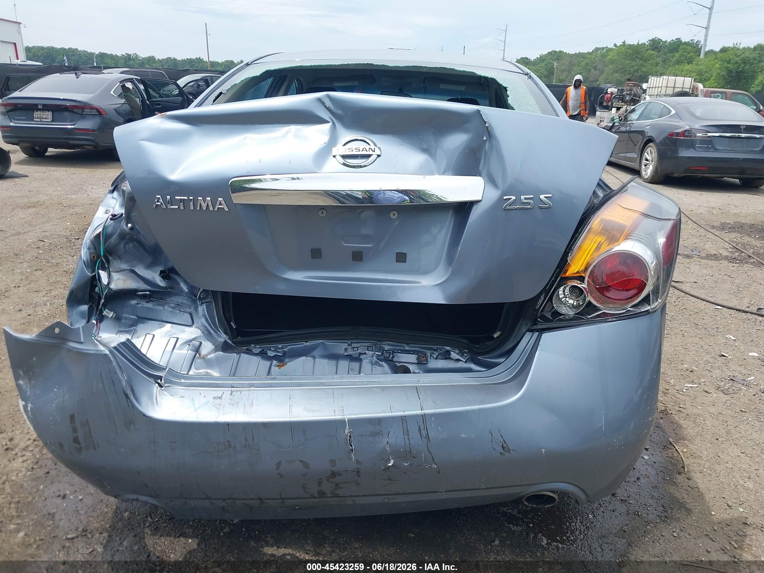 2012 Nissan Altima 2.5 S Light Blue vin: 1N4AL2AP4CC185956