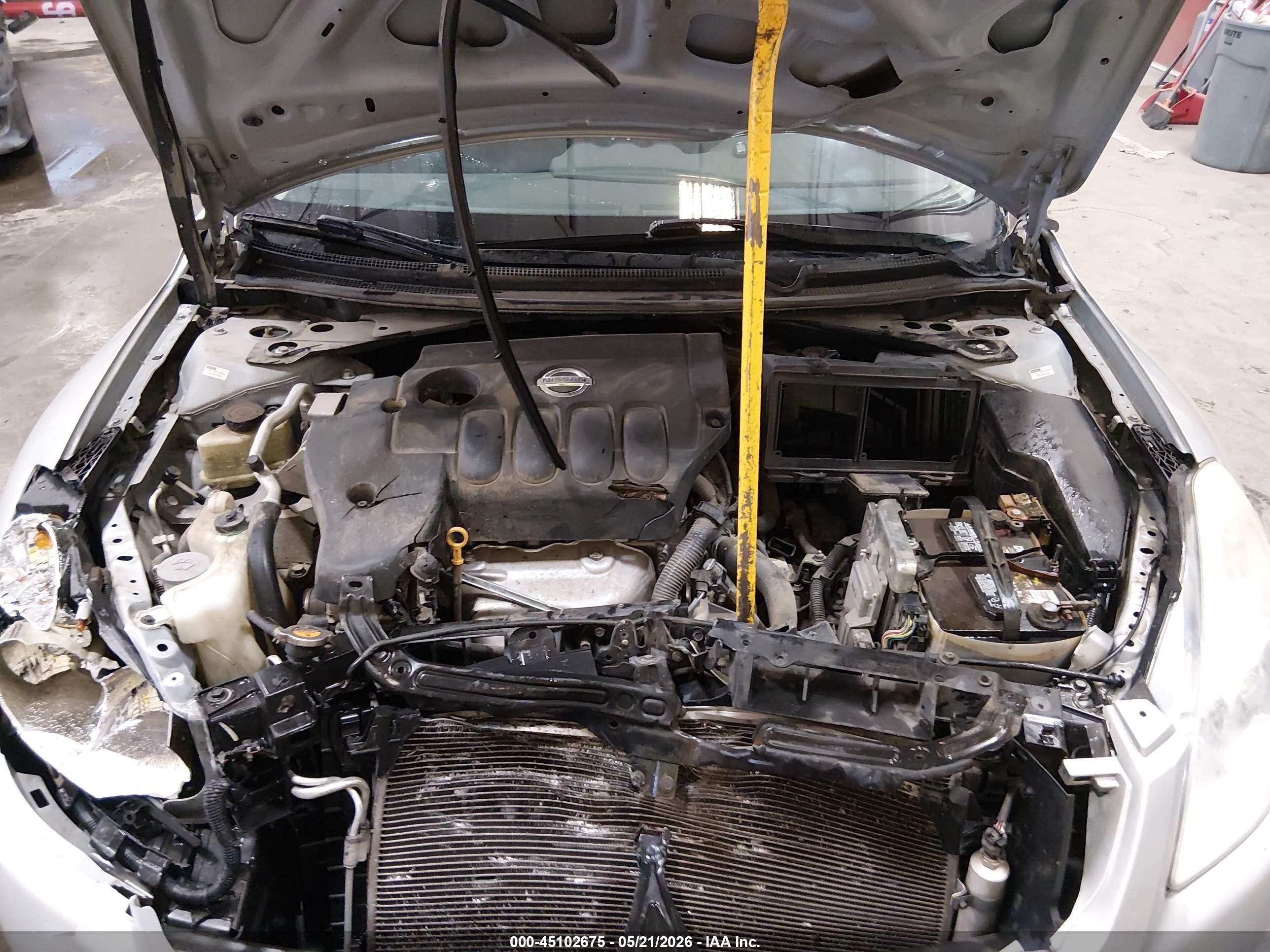 2012 Nissan Altima 2.5 S Silver vin: 1N4AL2AP4CC187853