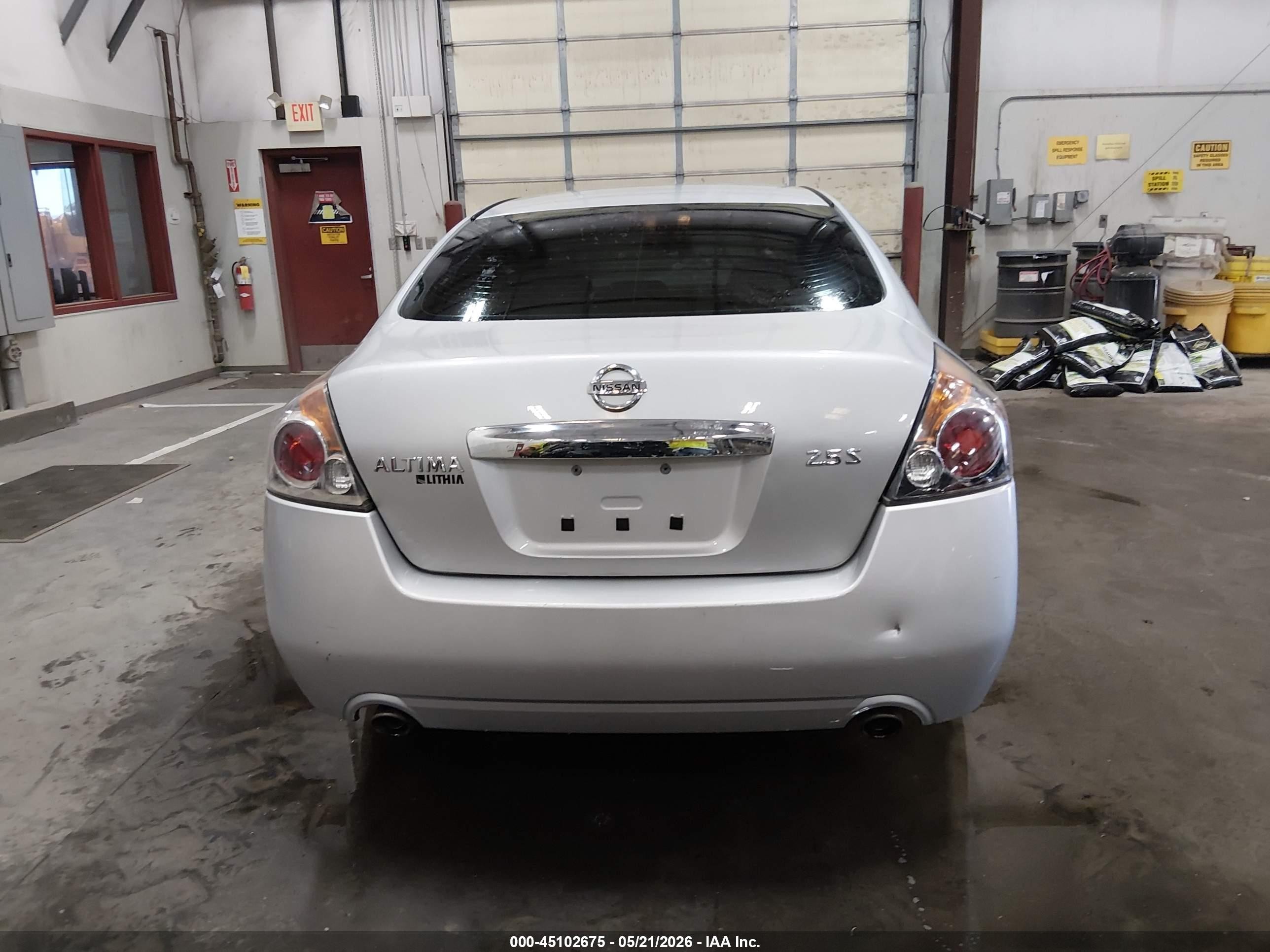 2012 Nissan Altima 2.5 S Silver vin: 1N4AL2AP4CC187853