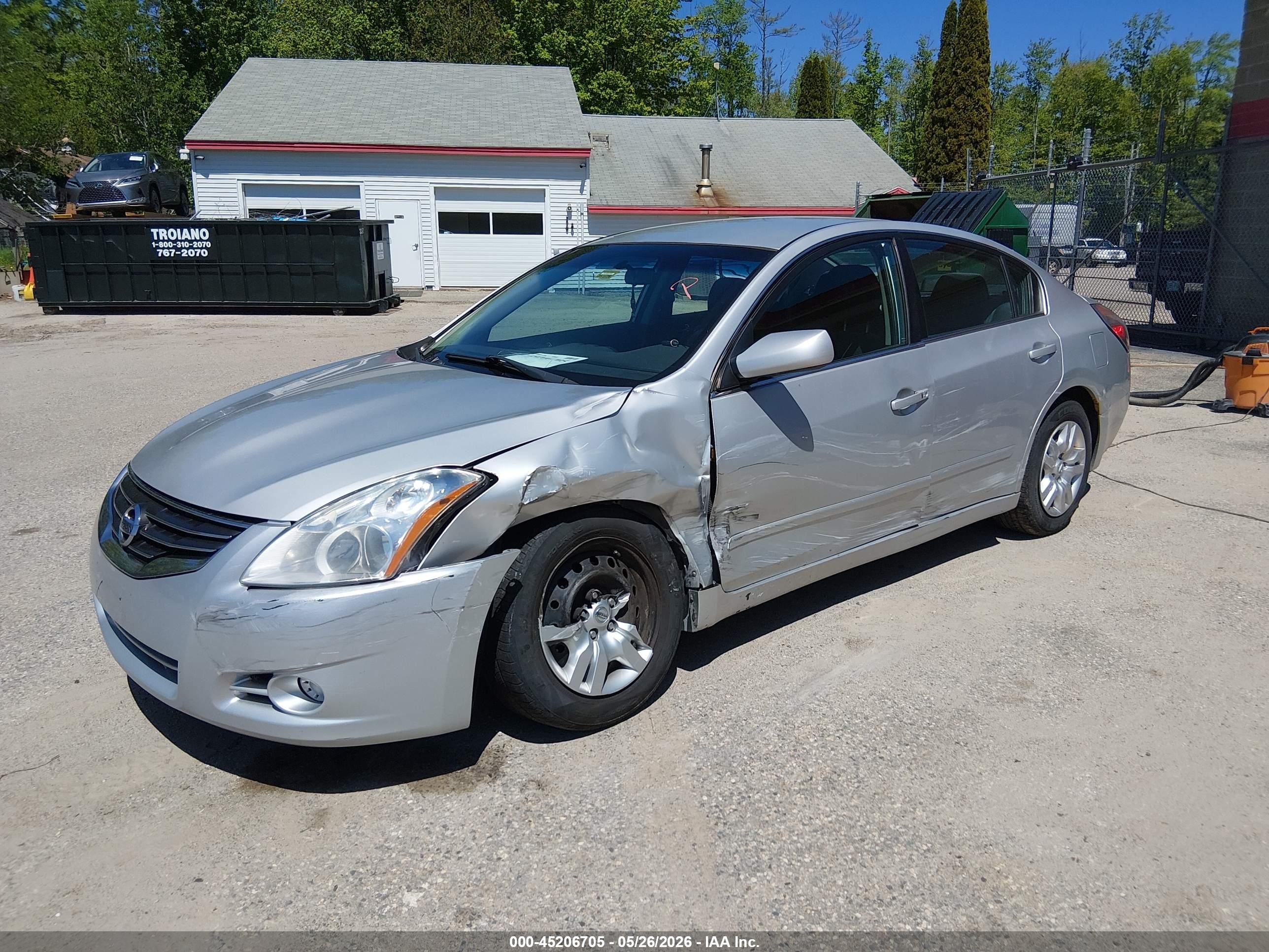 2012 Nissan Altima 2.5 S Серебряный vin: 1N4AL2AP4CC196066
