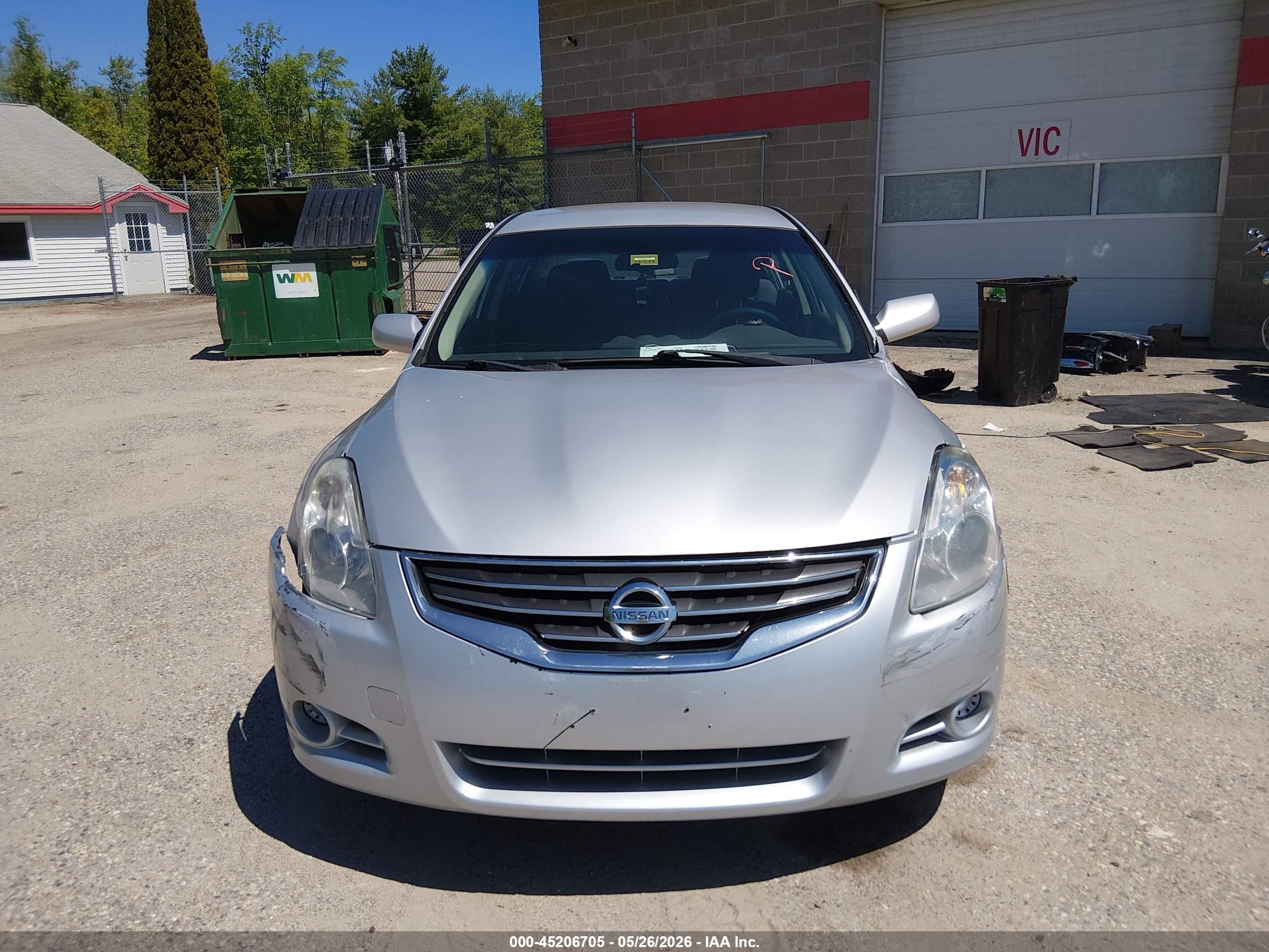 2012 Nissan Altima 2.5 S Серебряный vin: 1N4AL2AP4CC196066