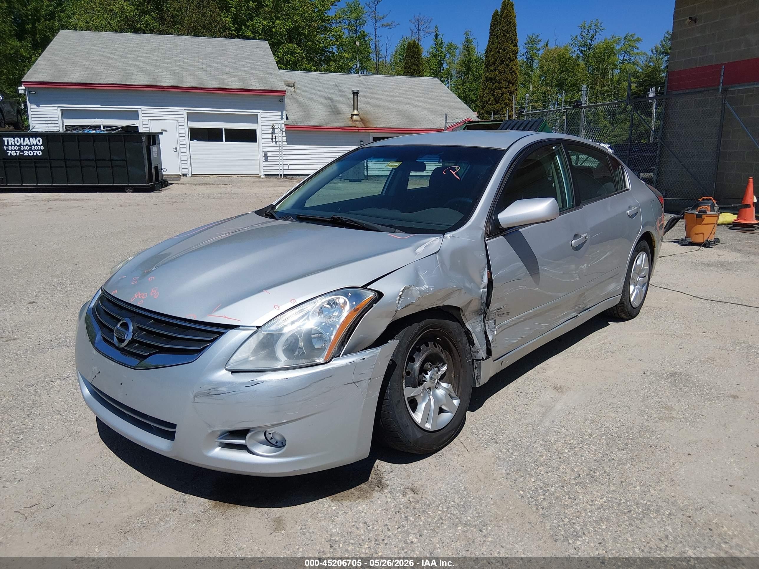 2012 Nissan Altima 2.5 S Серебряный vin: 1N4AL2AP4CC196066