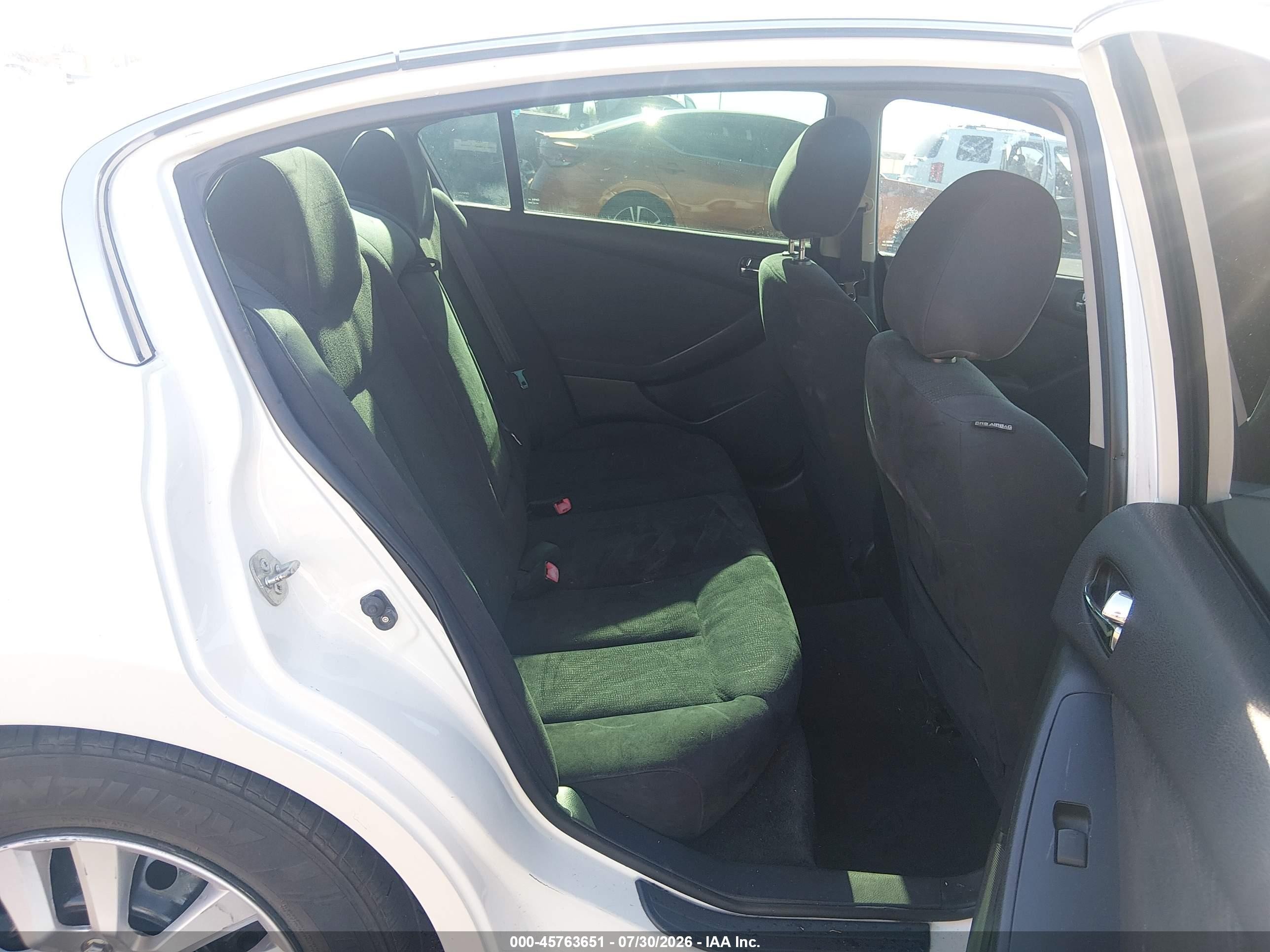 2012 Nissan Altima 2.5 S White vin: 1N4AL2AP4CC203890
