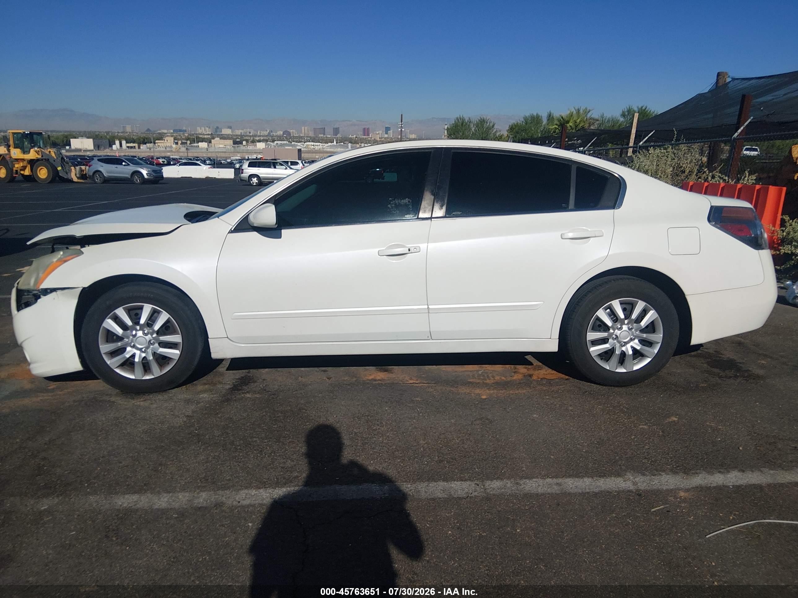 2012 Nissan Altima 2.5 S White vin: 1N4AL2AP4CC203890