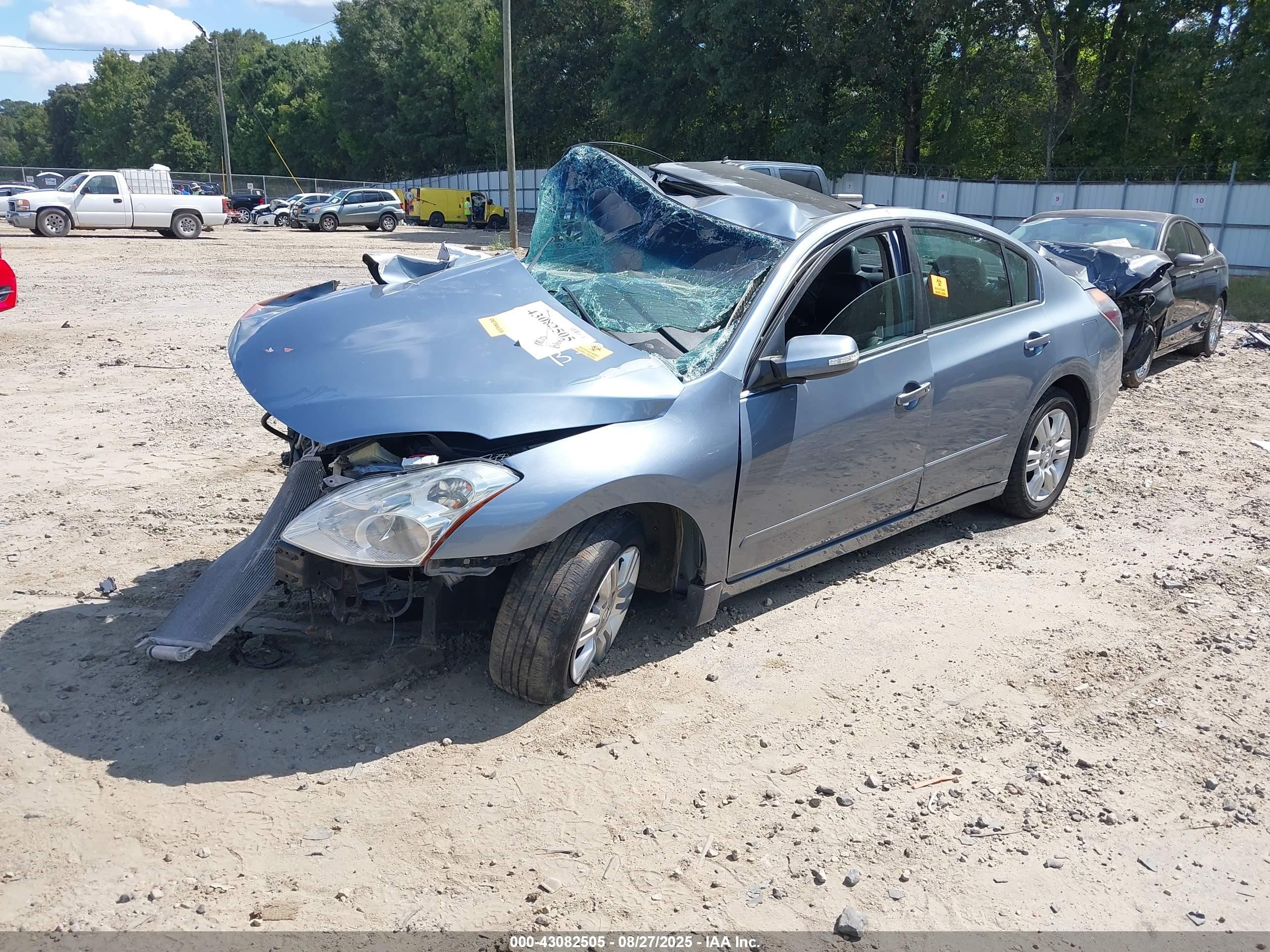 2012 Nissan Altima 2.5 S Light Blue vin: 1N4AL2AP4CC208765