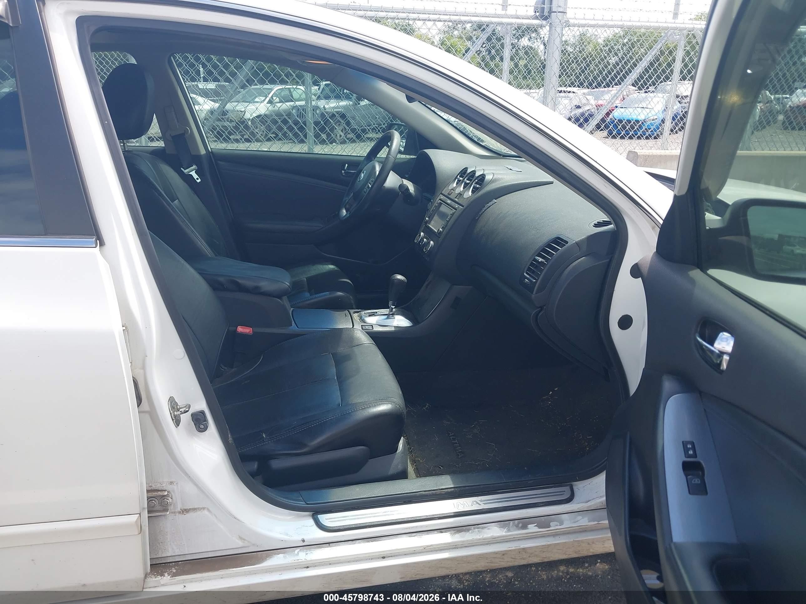 2012 Nissan Altima 2.5 S White vin: 1N4AL2AP4CC227994