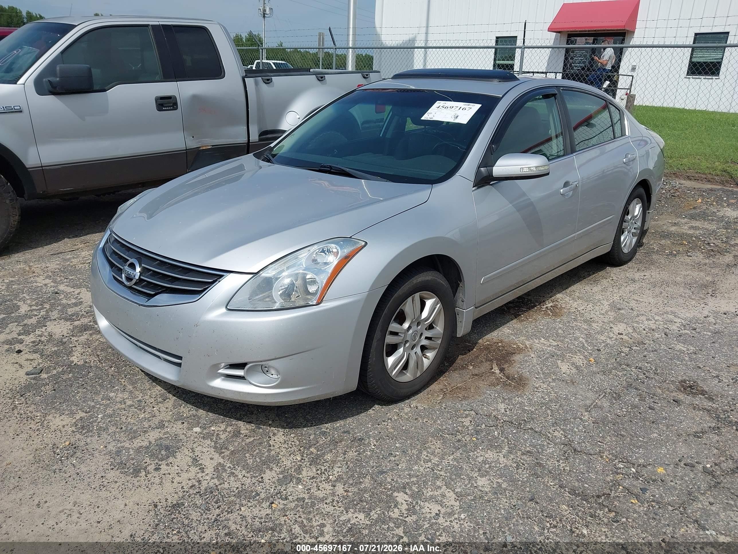 2012 Nissan Altima 2.5 S Silver vin: 1N4AL2AP4CC238641