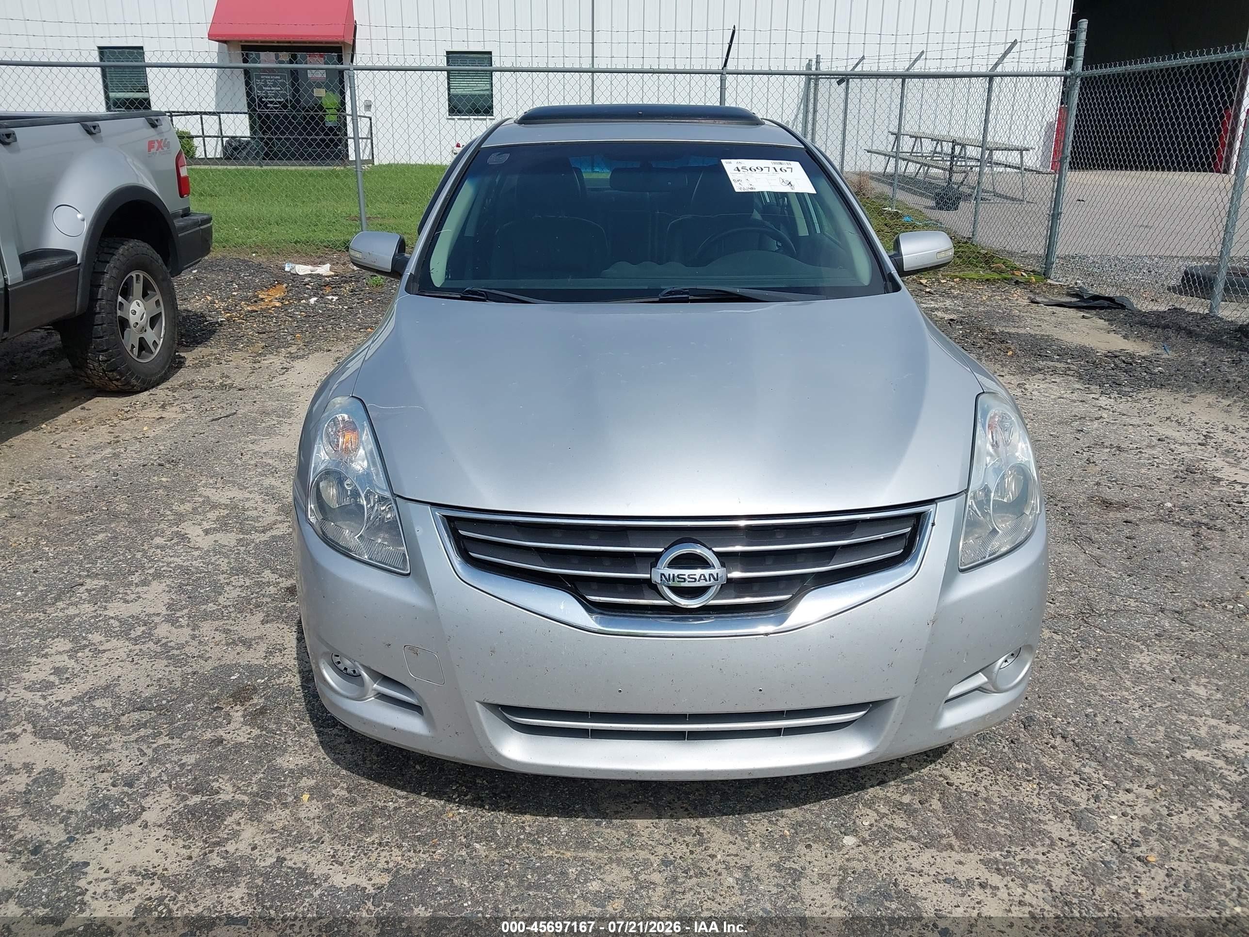 2012 Nissan Altima 2.5 S Silver vin: 1N4AL2AP4CC238641