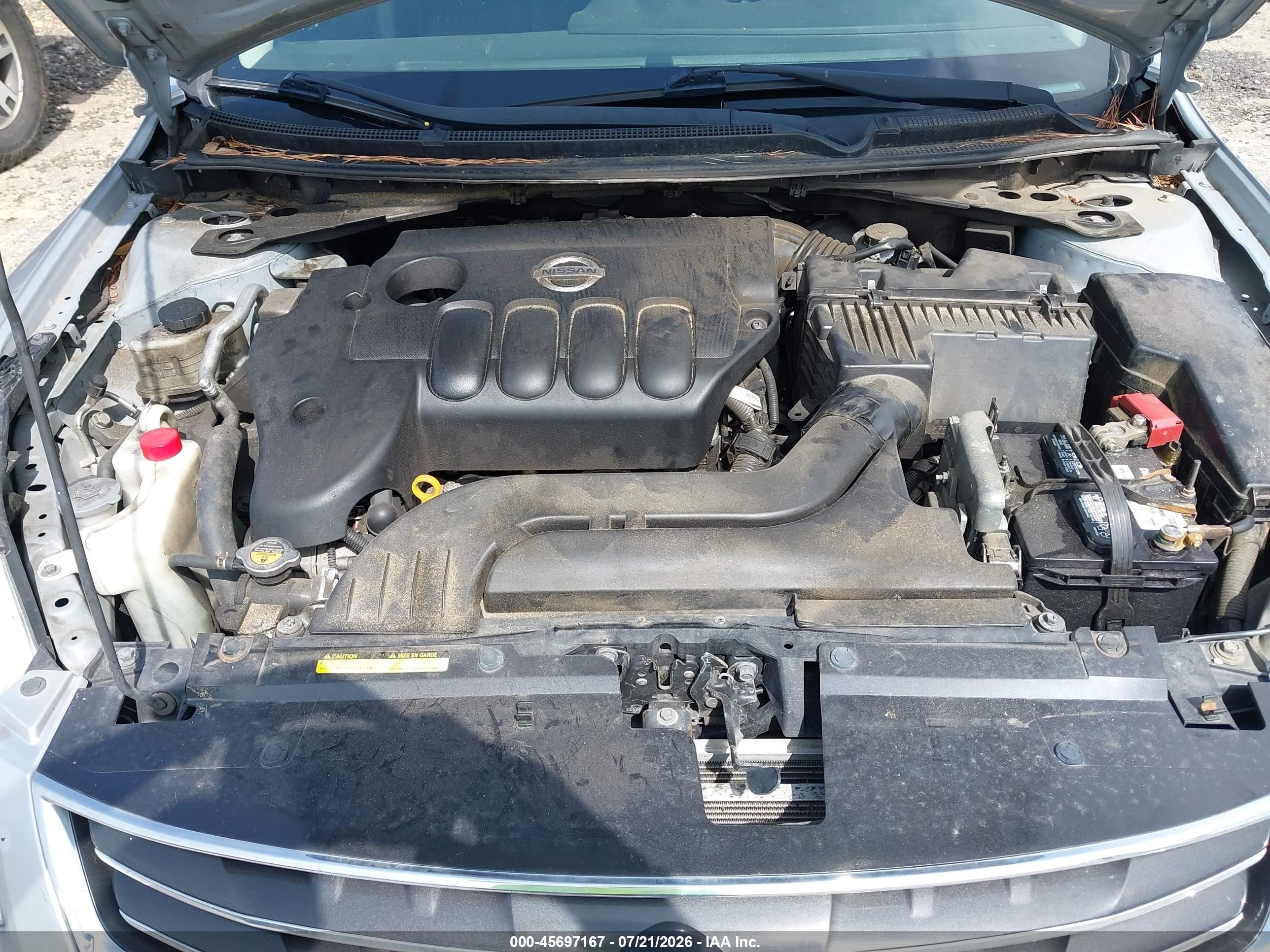 2012 Nissan Altima 2.5 S Silver vin: 1N4AL2AP4CC238641