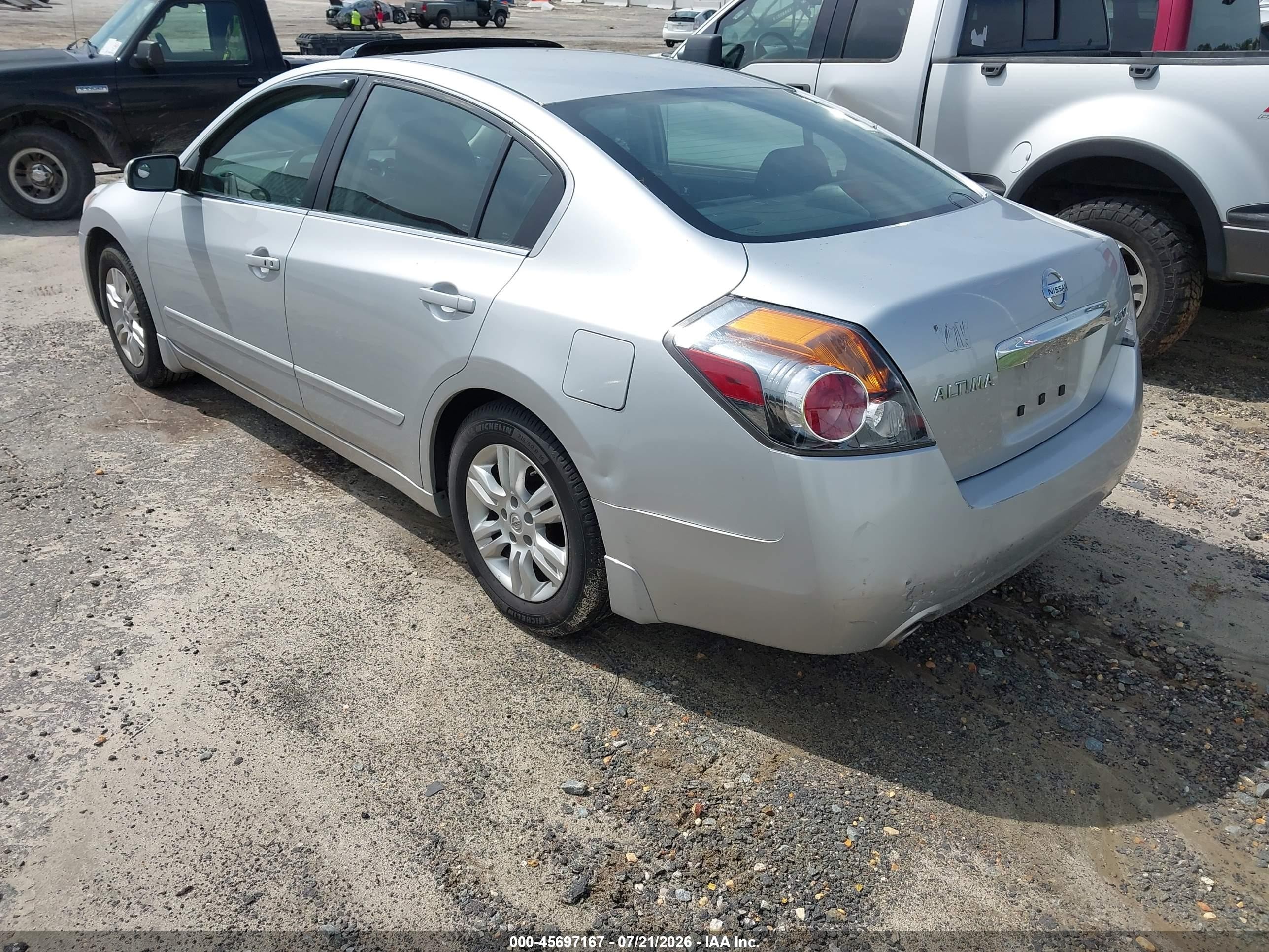 2012 Nissan Altima 2.5 S Silver vin: 1N4AL2AP4CC238641