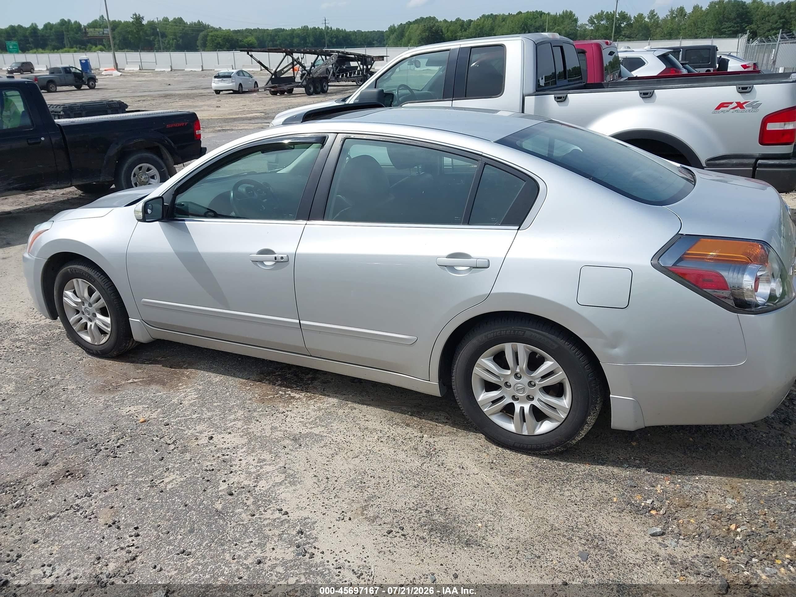 2012 Nissan Altima 2.5 S Silver vin: 1N4AL2AP4CC238641