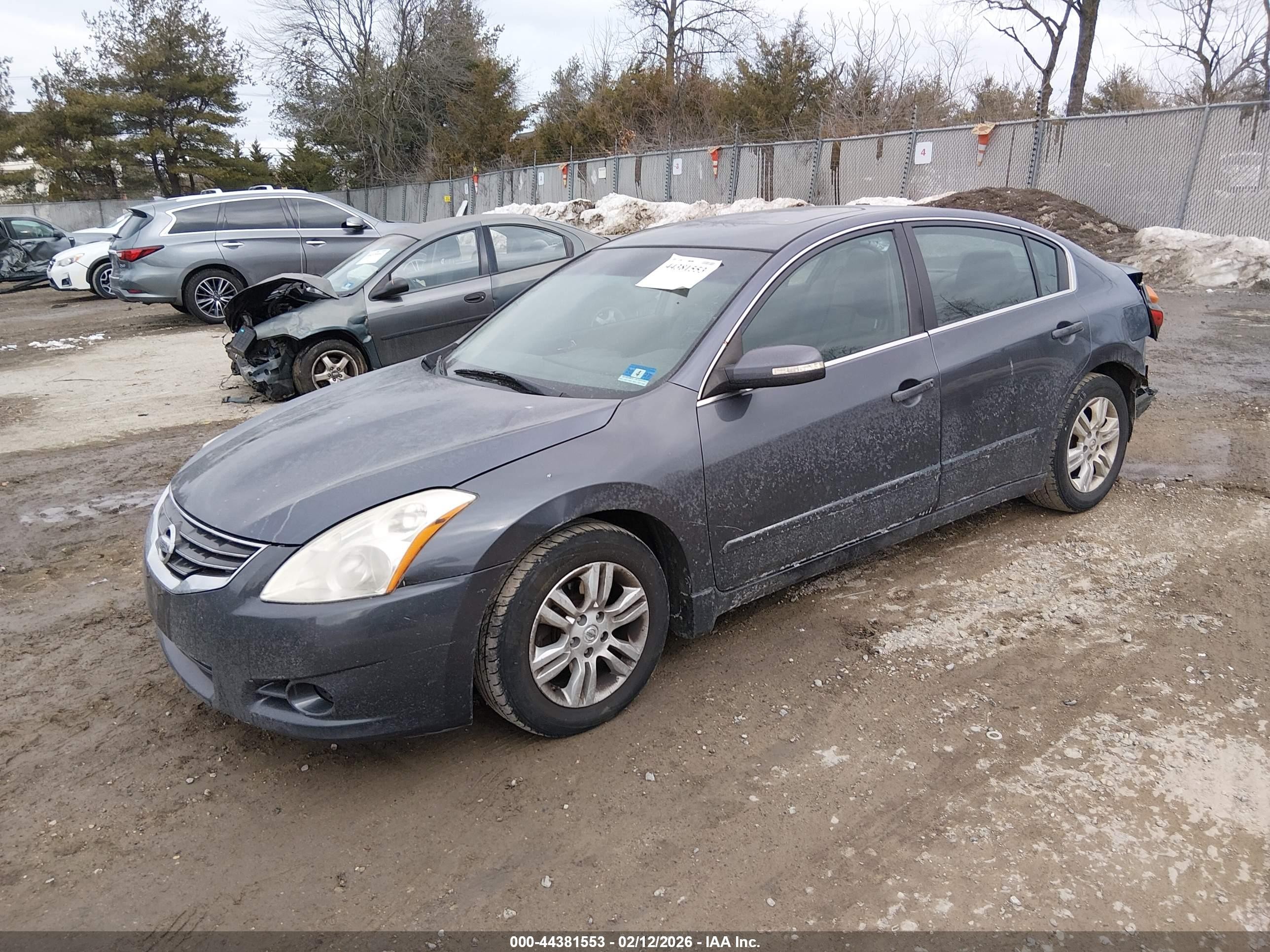 2012 Nissan Altima 2.5 S Gray vin: 1N4AL2AP4CC248070