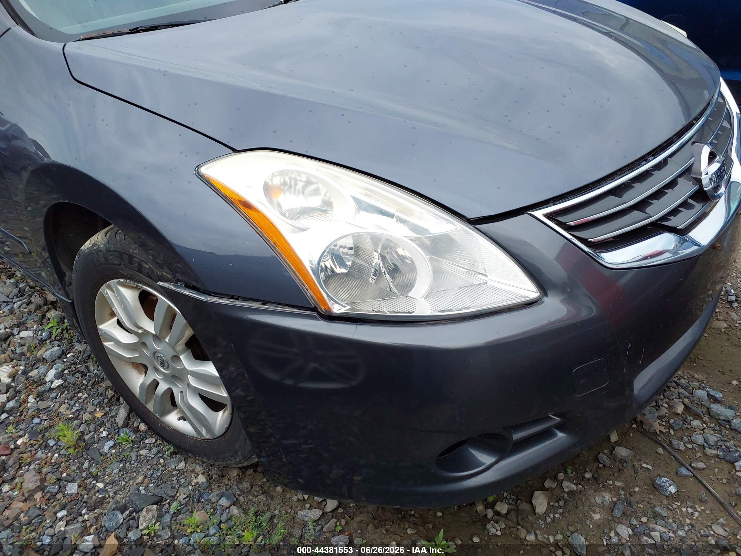 2012 Nissan Altima 2.5 S Gray vin: 1N4AL2AP4CC248070