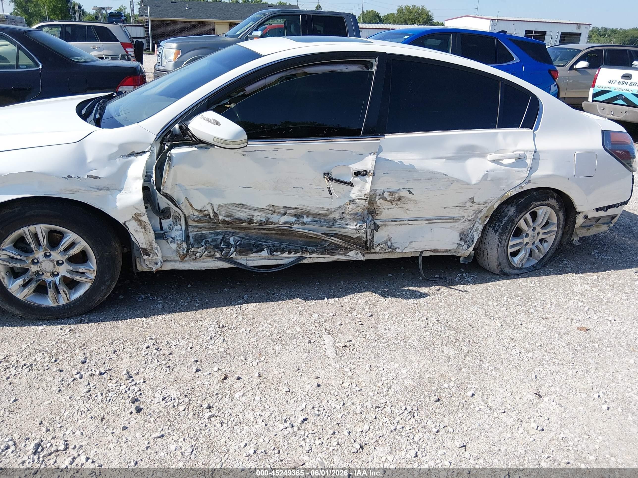 2012 Nissan Altima 2.5 S Белый vin: 1N4AL2AP4CC256735