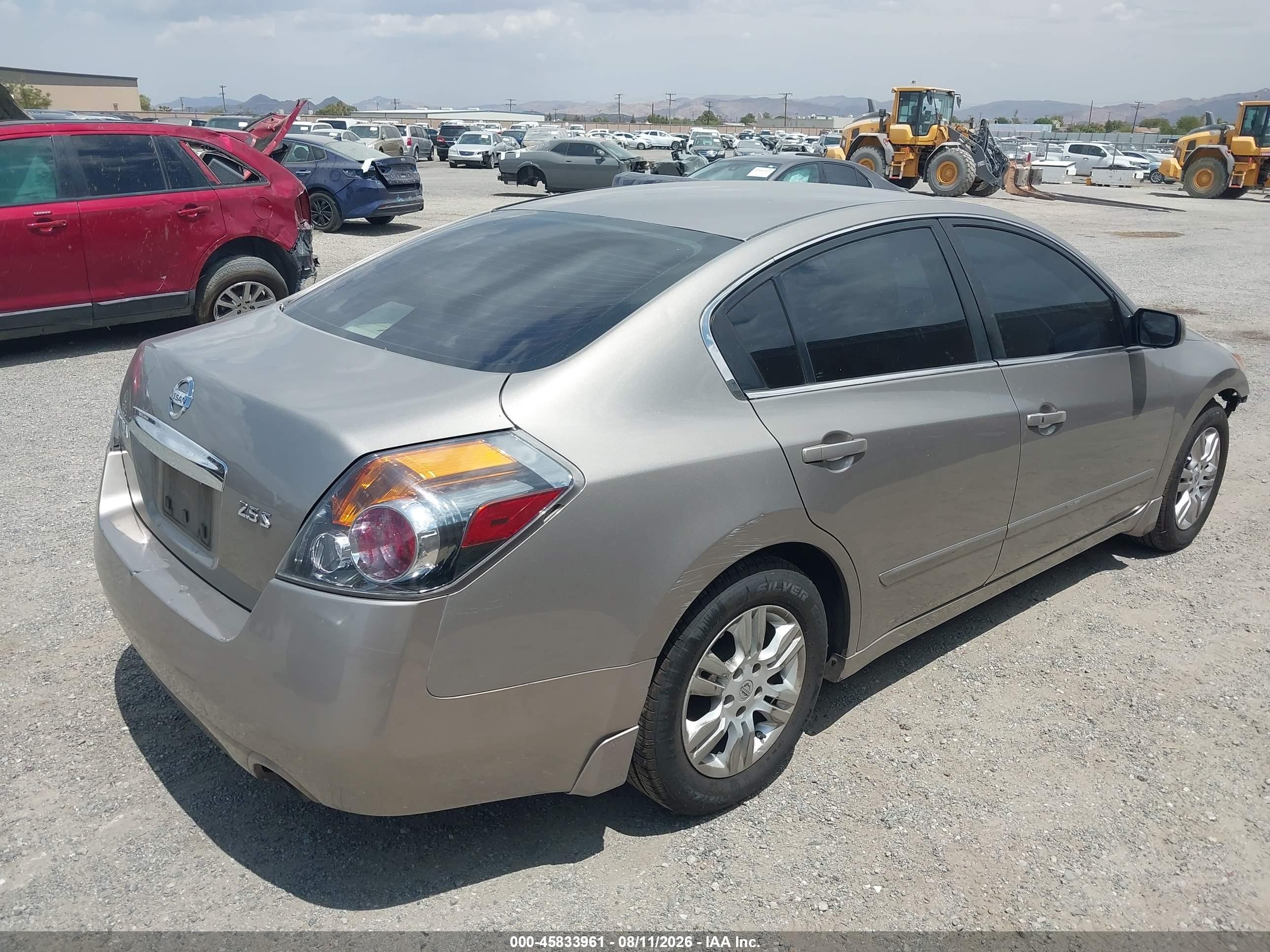 2012 Nissan Altima 2.5 S Silver vin: 1N4AL2AP4CN408033