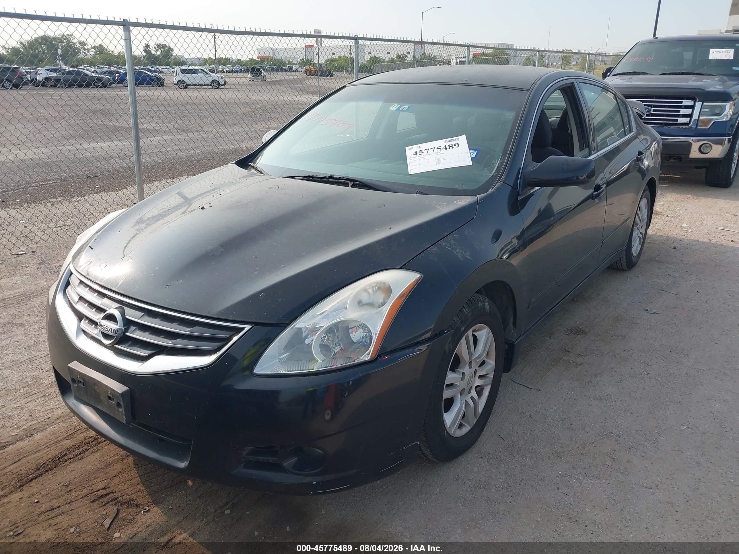 2012 Nissan Altima 2.5 S Black vin: 1N4AL2AP4CN429934
