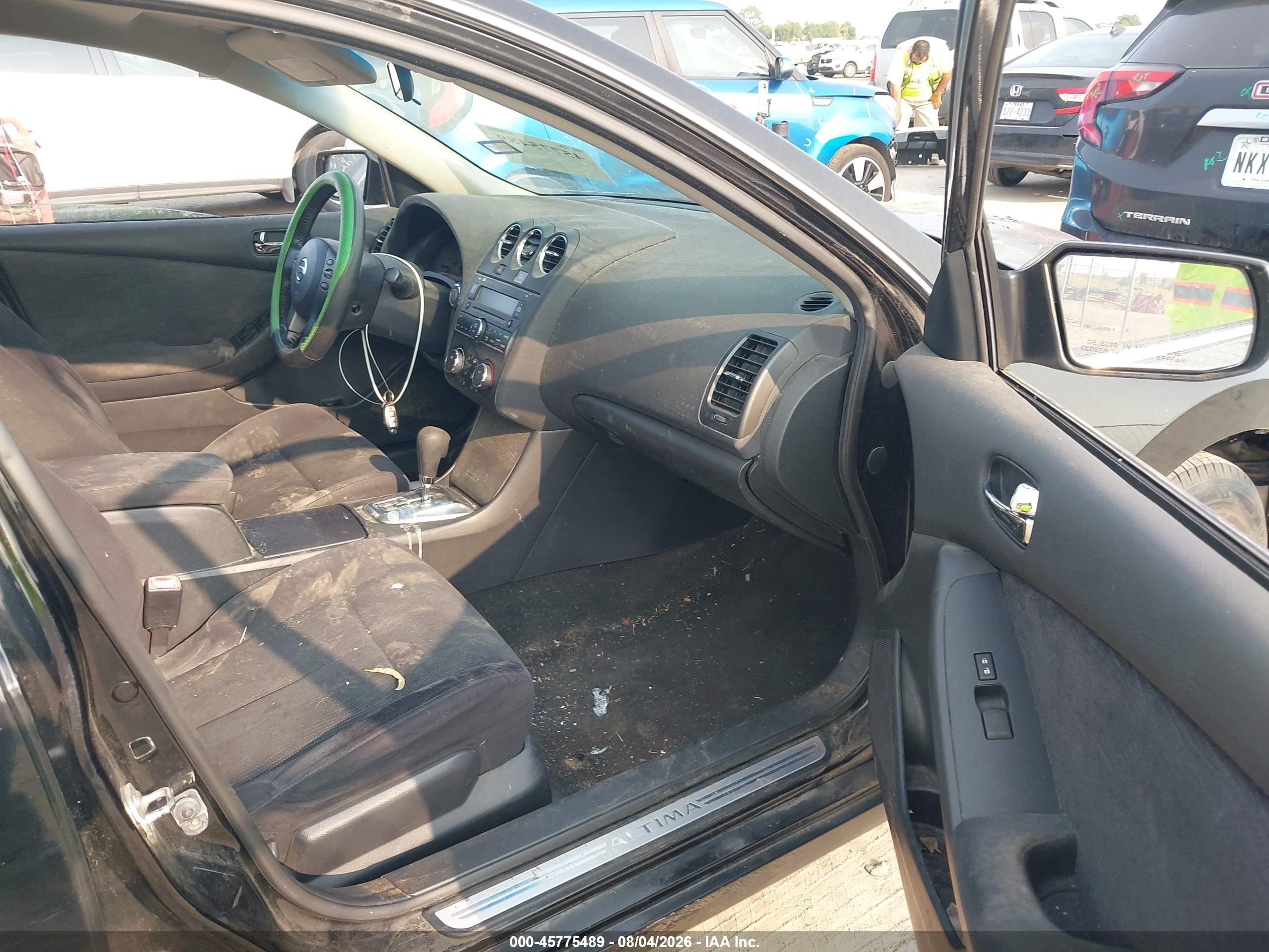 2012 Nissan Altima 2.5 S Black vin: 1N4AL2AP4CN429934
