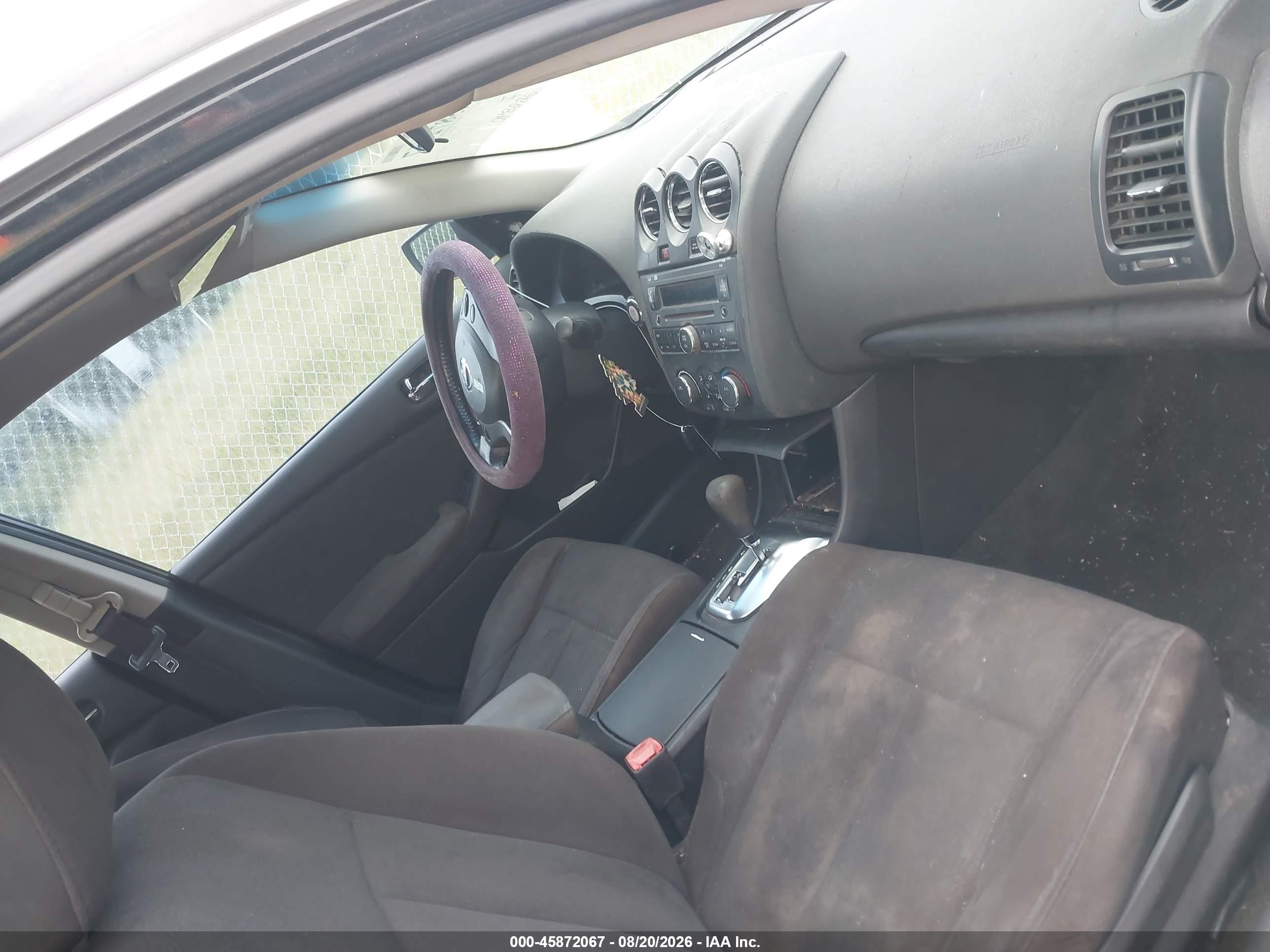 2012 Nissan Altima 2.5 S Black vin: 1N4AL2AP4CN442845