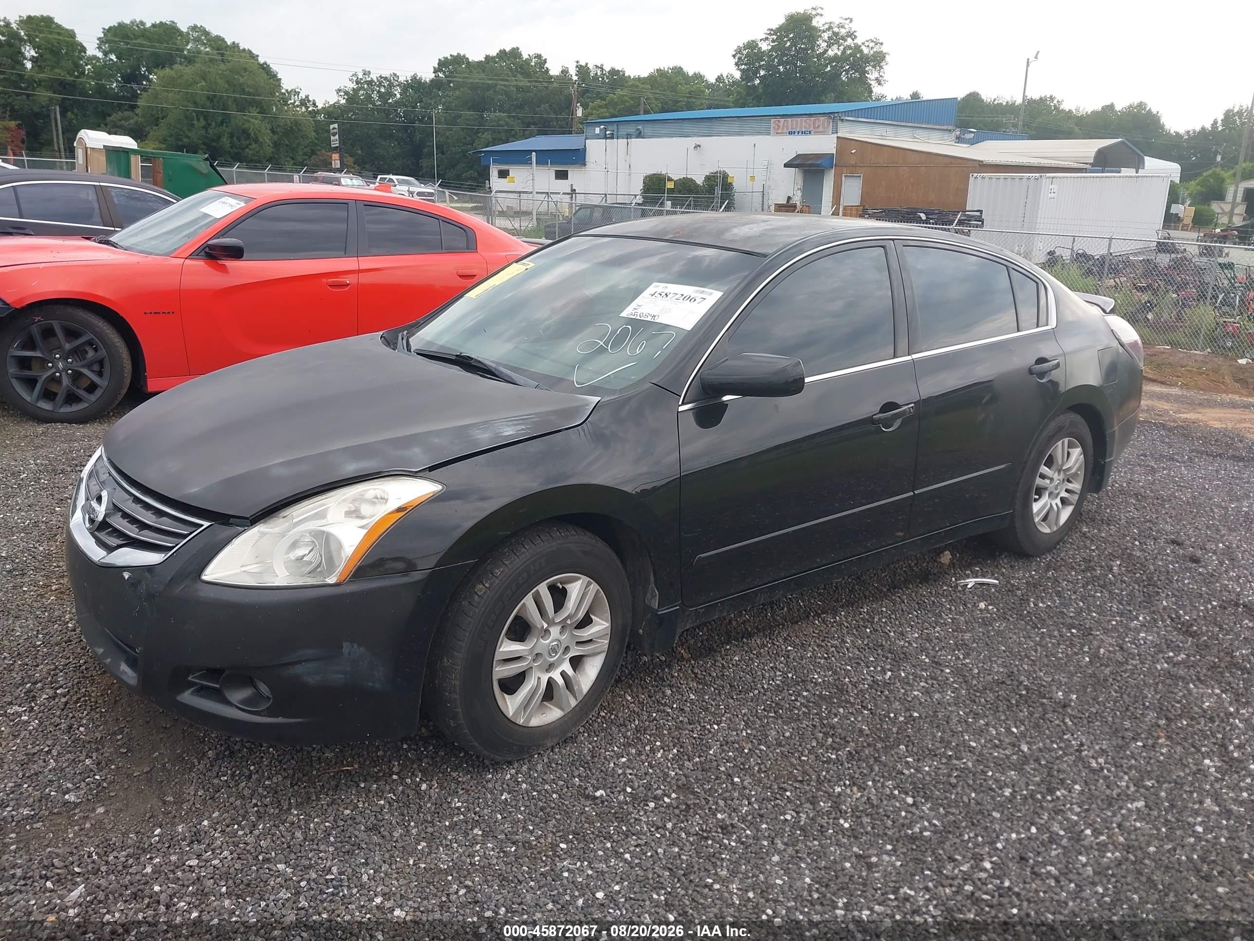 2012 Nissan Altima 2.5 S Black vin: 1N4AL2AP4CN442845