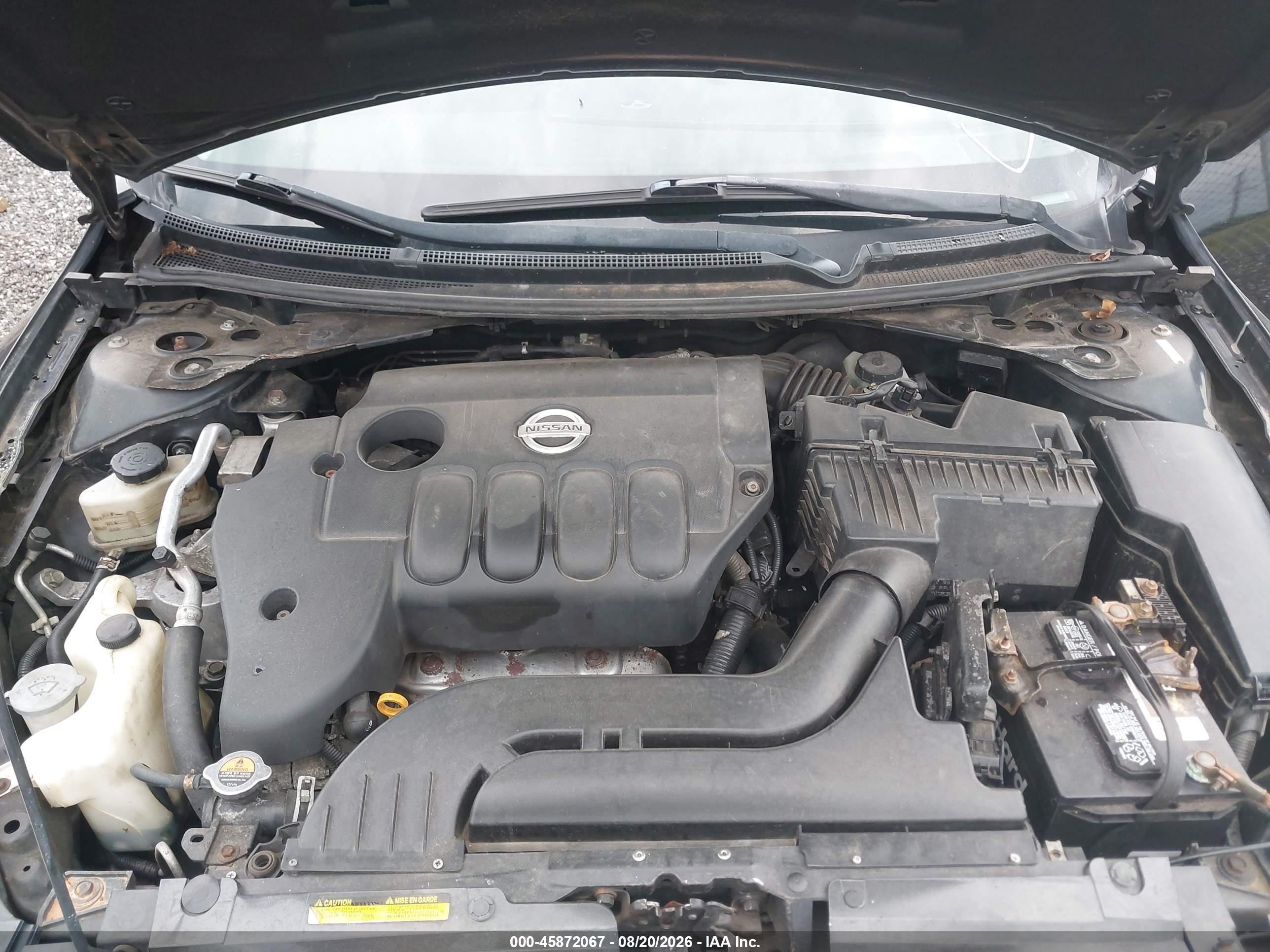 2012 Nissan Altima 2.5 S Black vin: 1N4AL2AP4CN442845