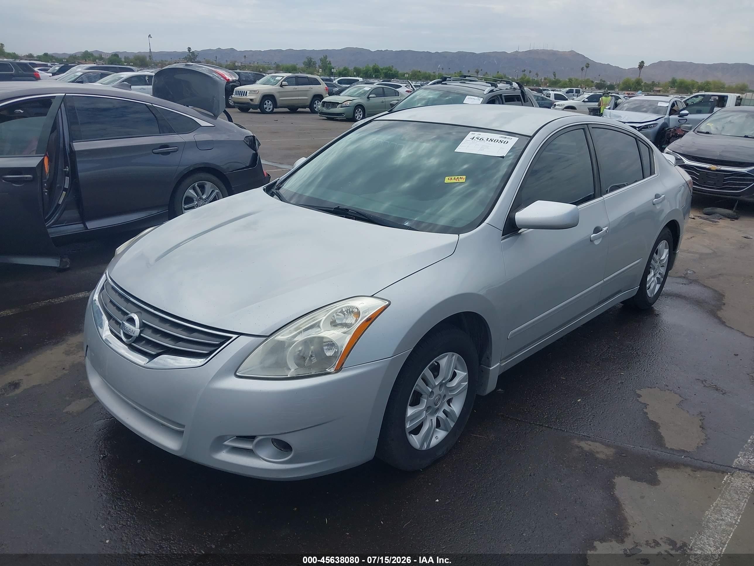2012 Nissan Altima 2.5 S Silver vin: 1N4AL2AP4CN456261