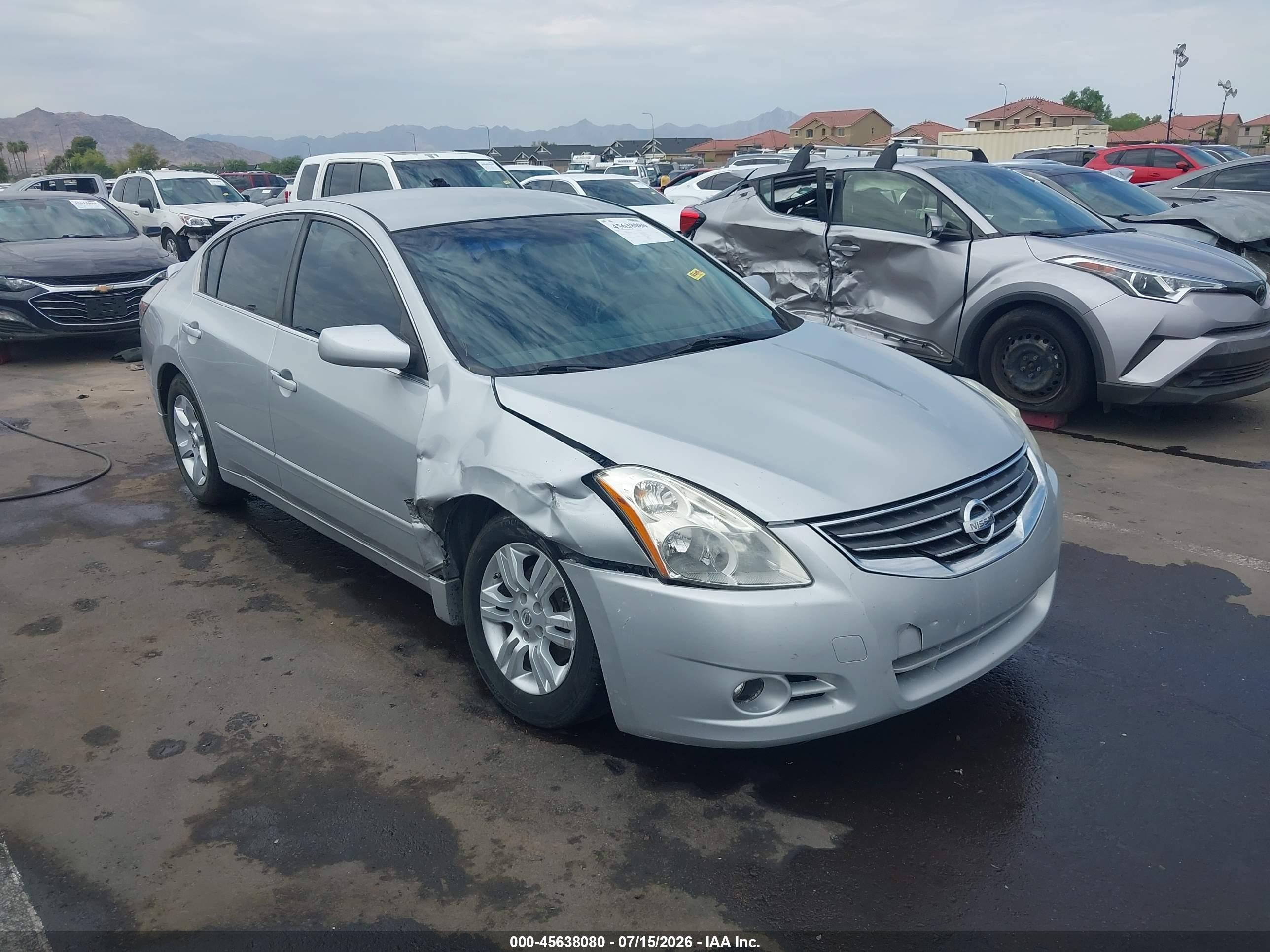 2012 Nissan Altima 2.5 S Silver vin: 1N4AL2AP4CN456261