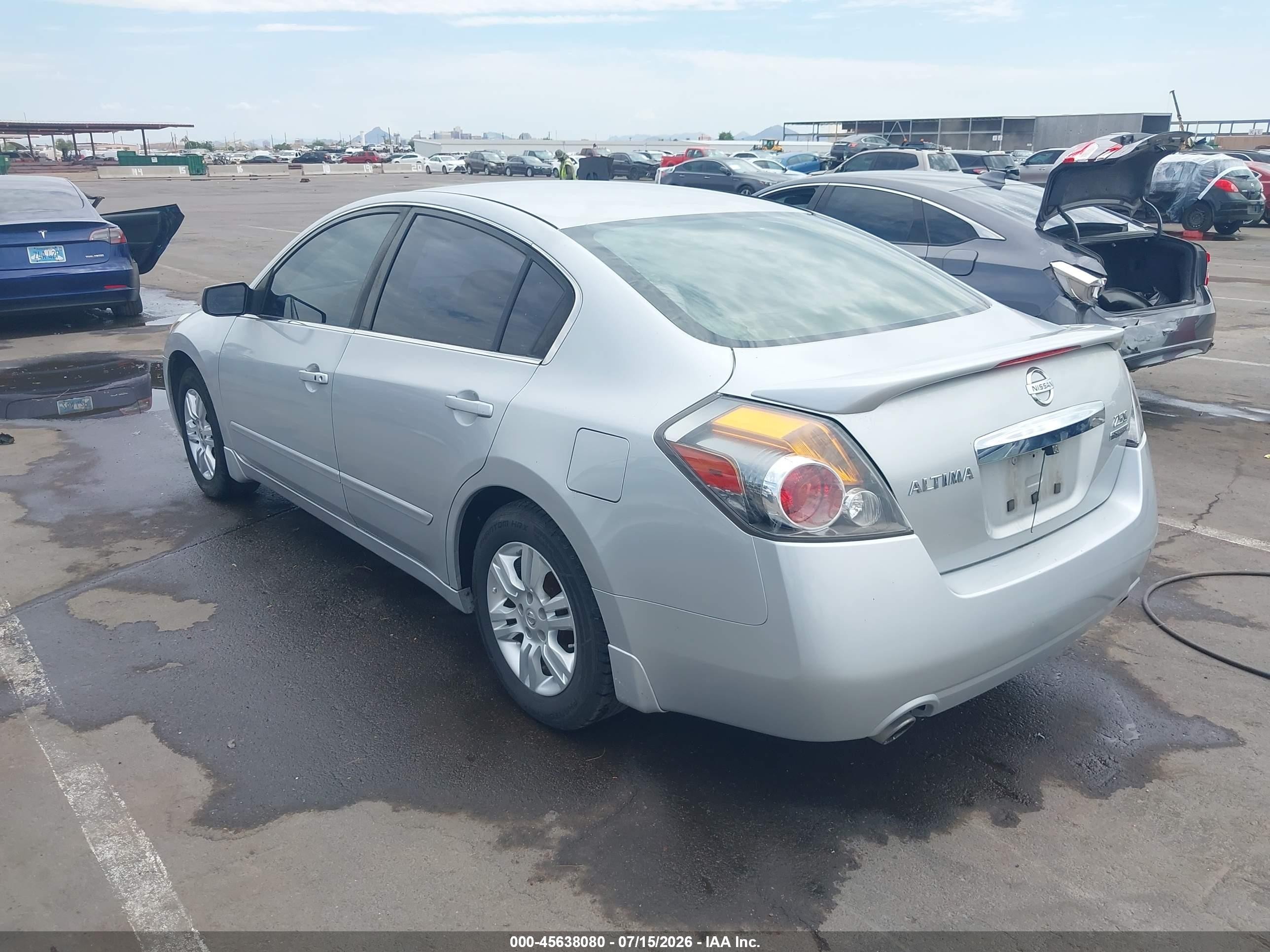 2012 Nissan Altima 2.5 S Silver vin: 1N4AL2AP4CN456261