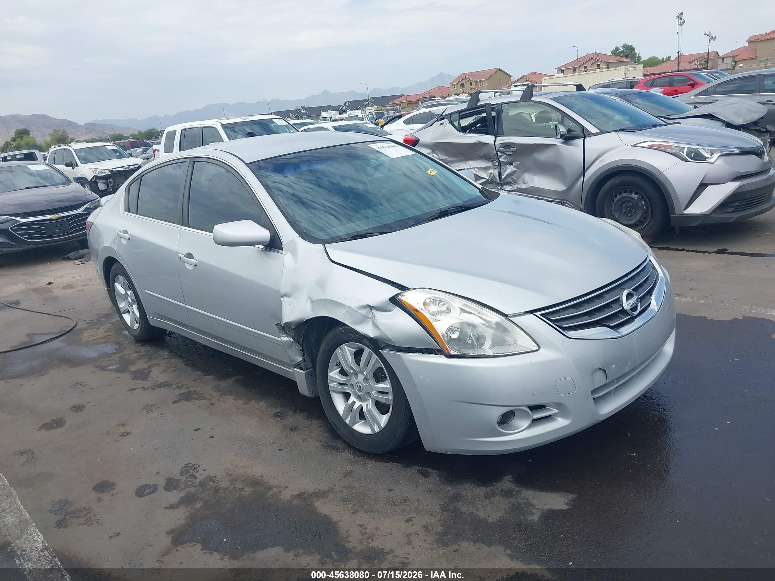 2012 Nissan Altima 2.5 S Silver vin: 1N4AL2AP4CN456261