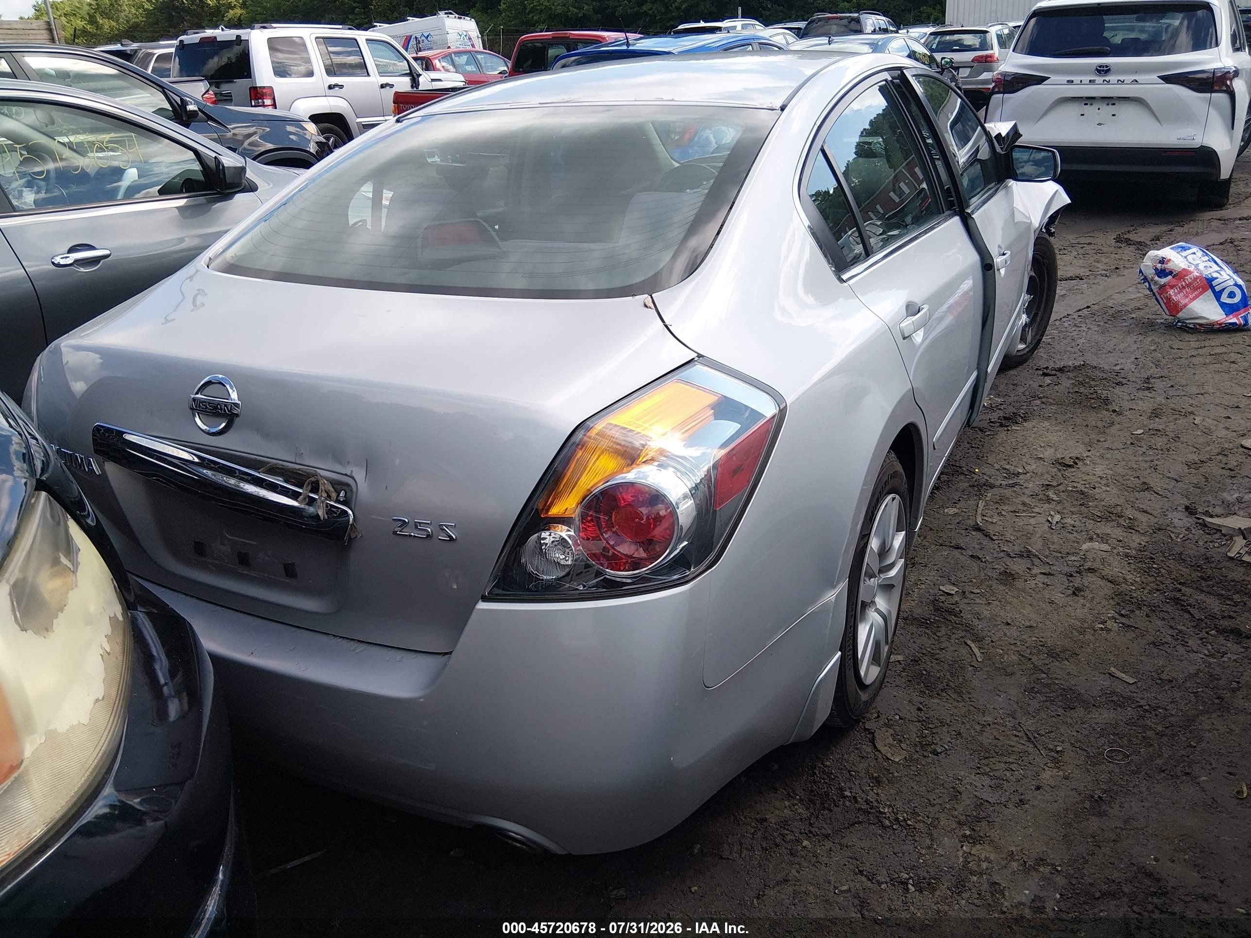 2012 Nissan Altima 2.5 S Серебряный vin: 1N4AL2AP4CN457913