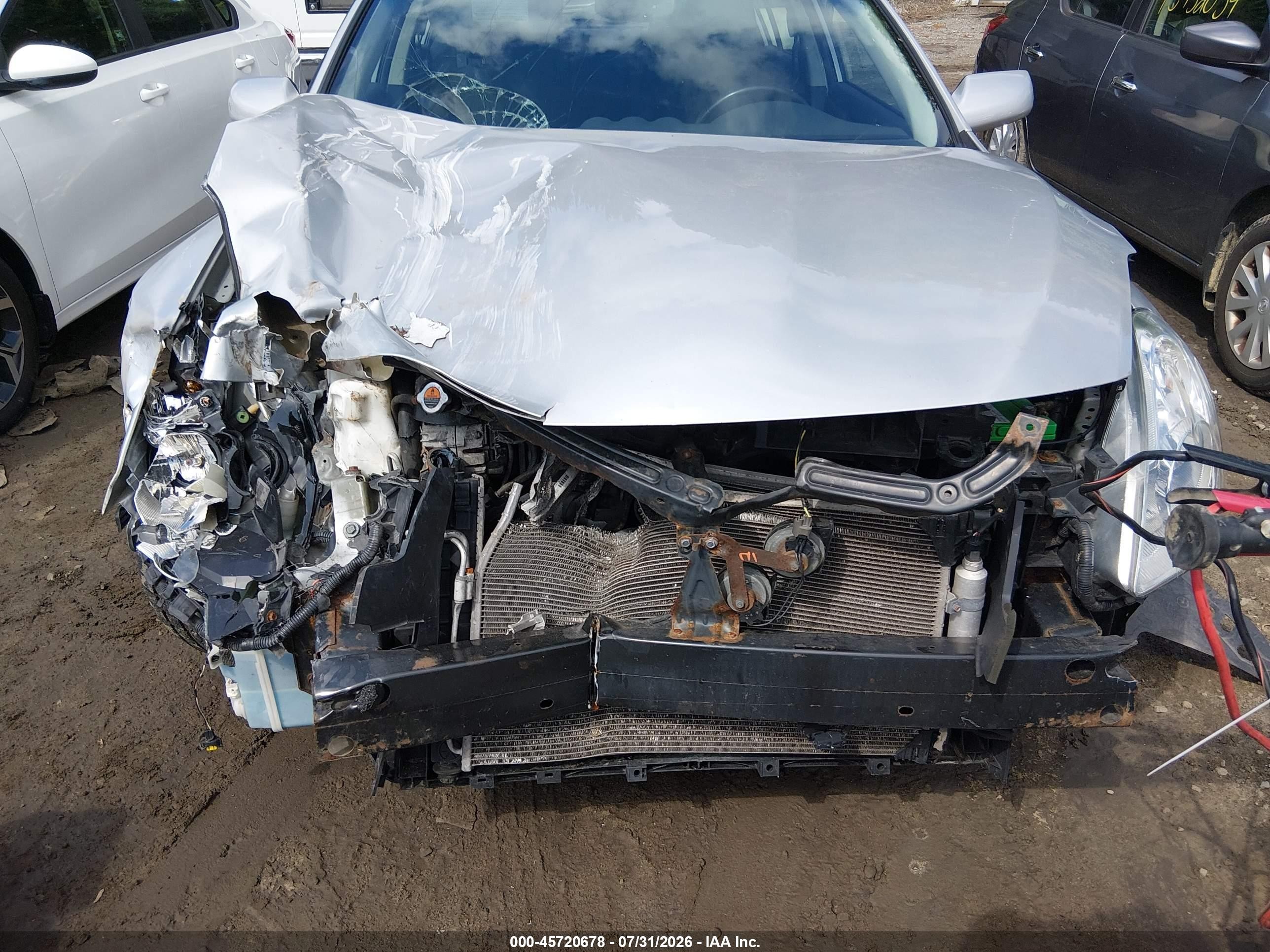 2012 Nissan Altima 2.5 S Серебряный vin: 1N4AL2AP4CN457913