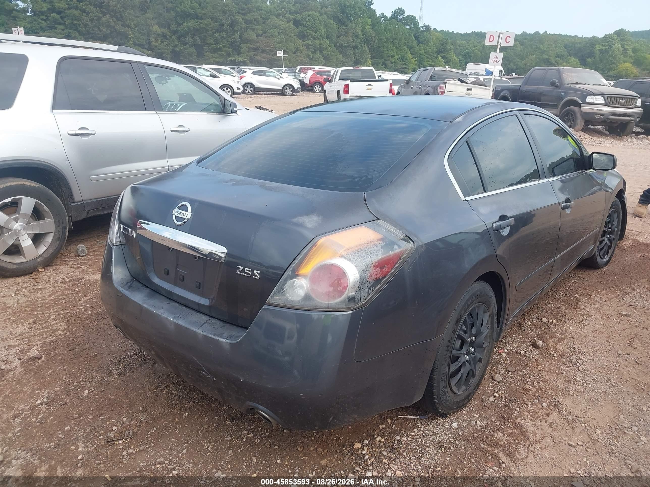 2012 Nissan Altima 2.5 S Black vin: 1N4AL2AP4CN458043