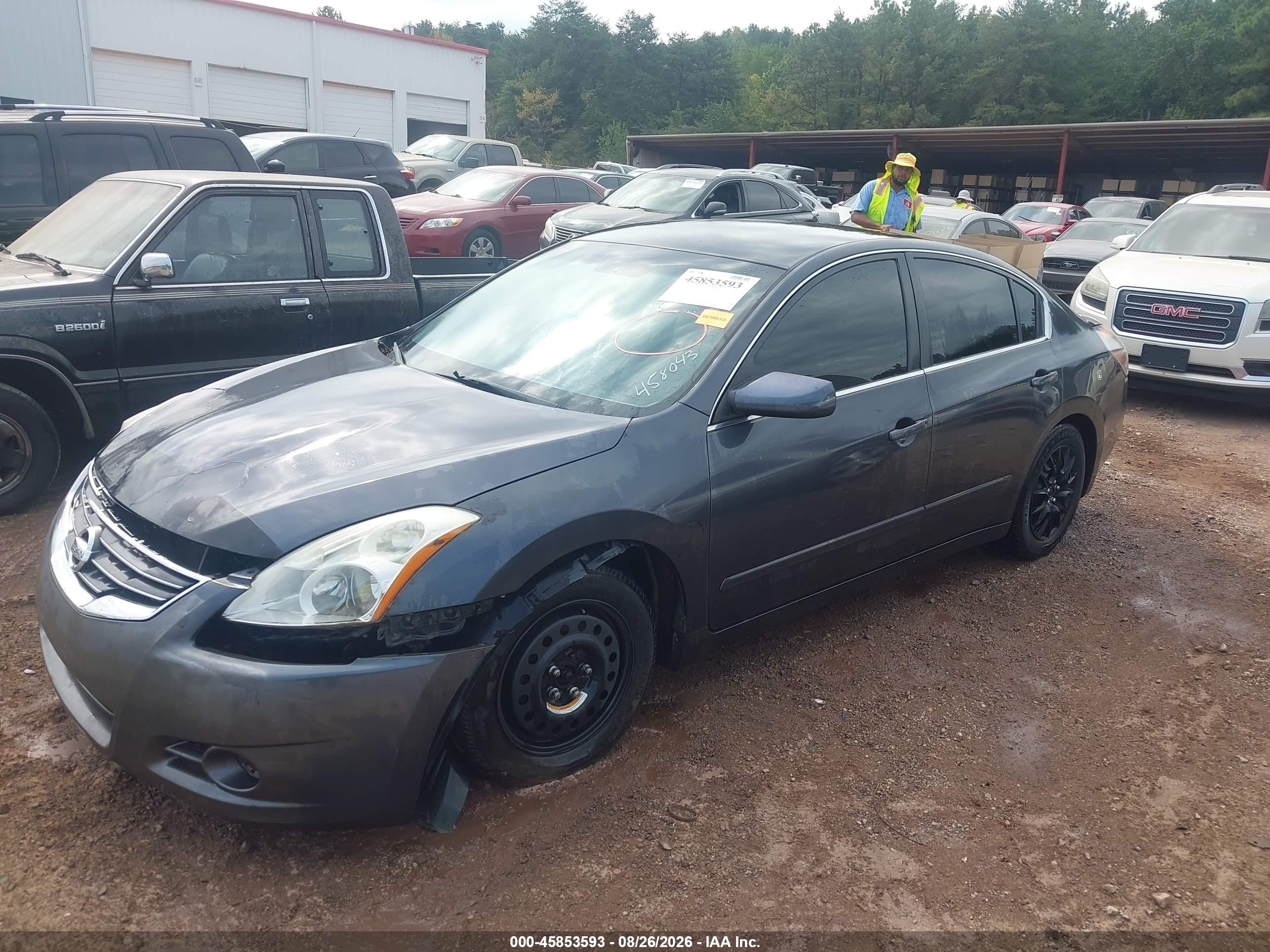 2012 Nissan Altima 2.5 S Black vin: 1N4AL2AP4CN458043
