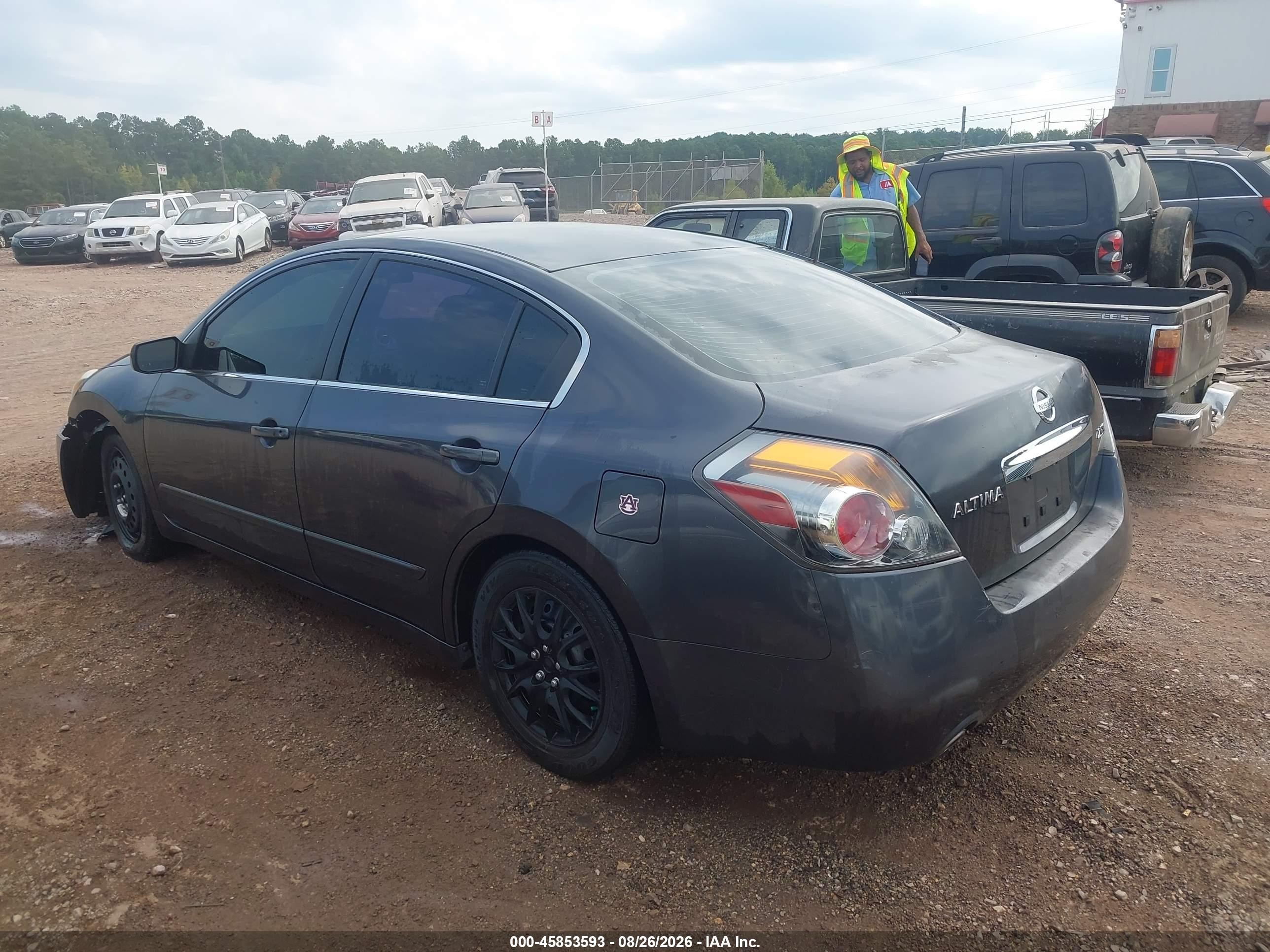 2012 Nissan Altima 2.5 S Black vin: 1N4AL2AP4CN458043