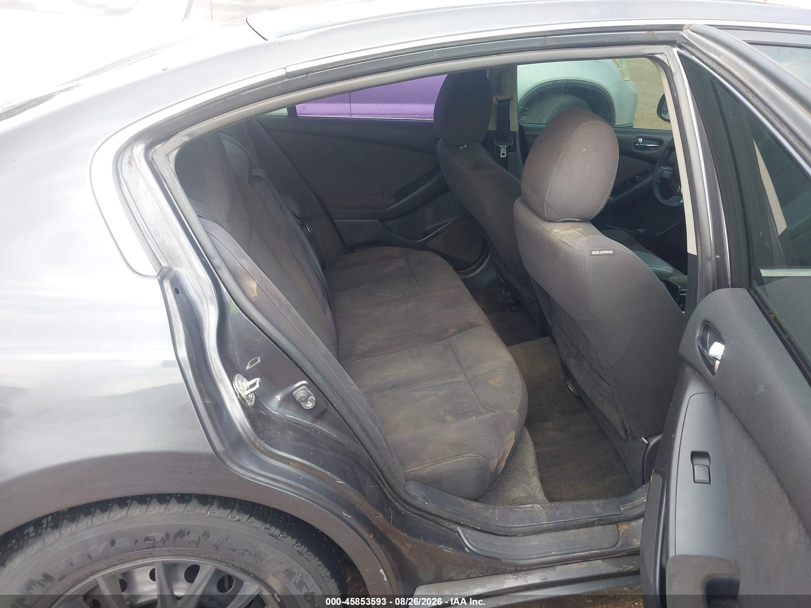 2012 Nissan Altima 2.5 S Black vin: 1N4AL2AP4CN458043