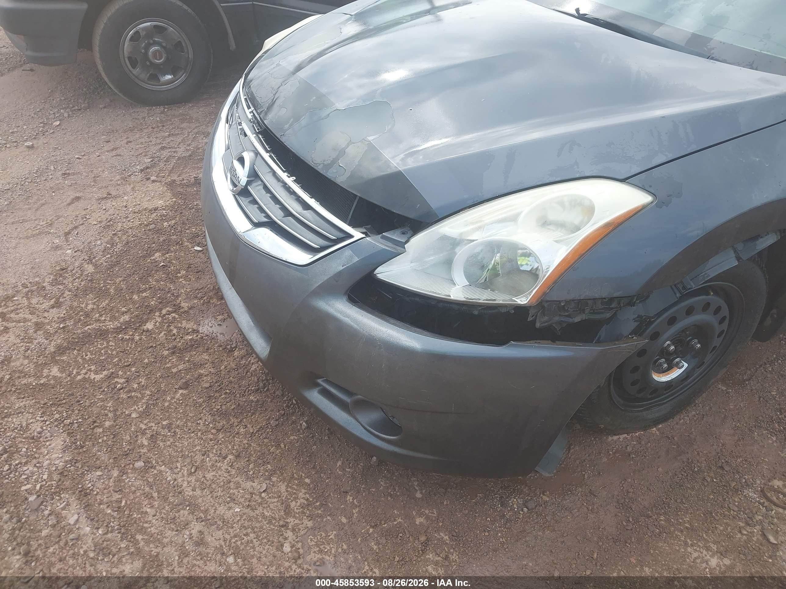 2012 Nissan Altima 2.5 S Black vin: 1N4AL2AP4CN458043