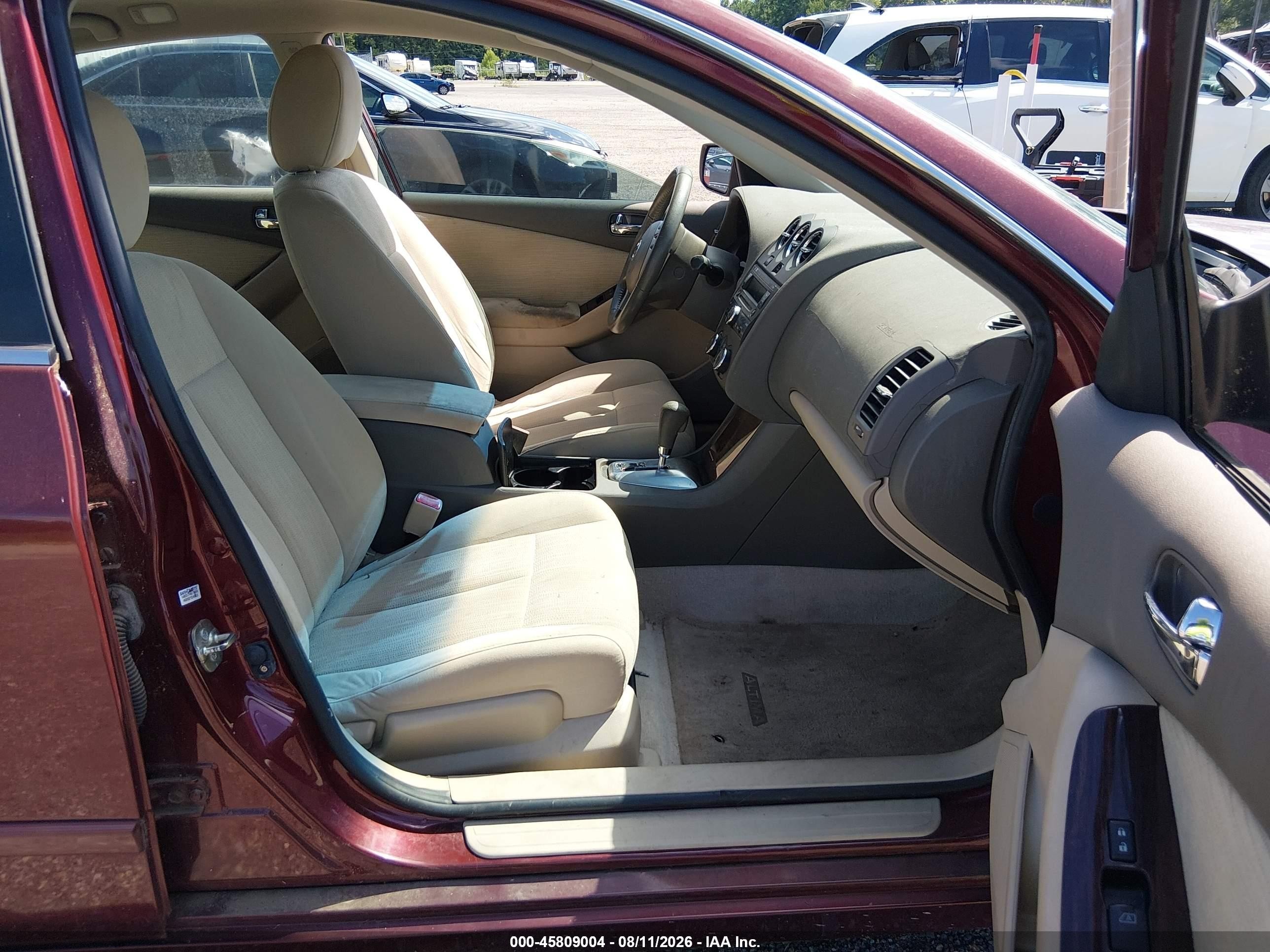 2012 Nissan Altima 2.5 S Бордовый vin: 1N4AL2AP4CN464134