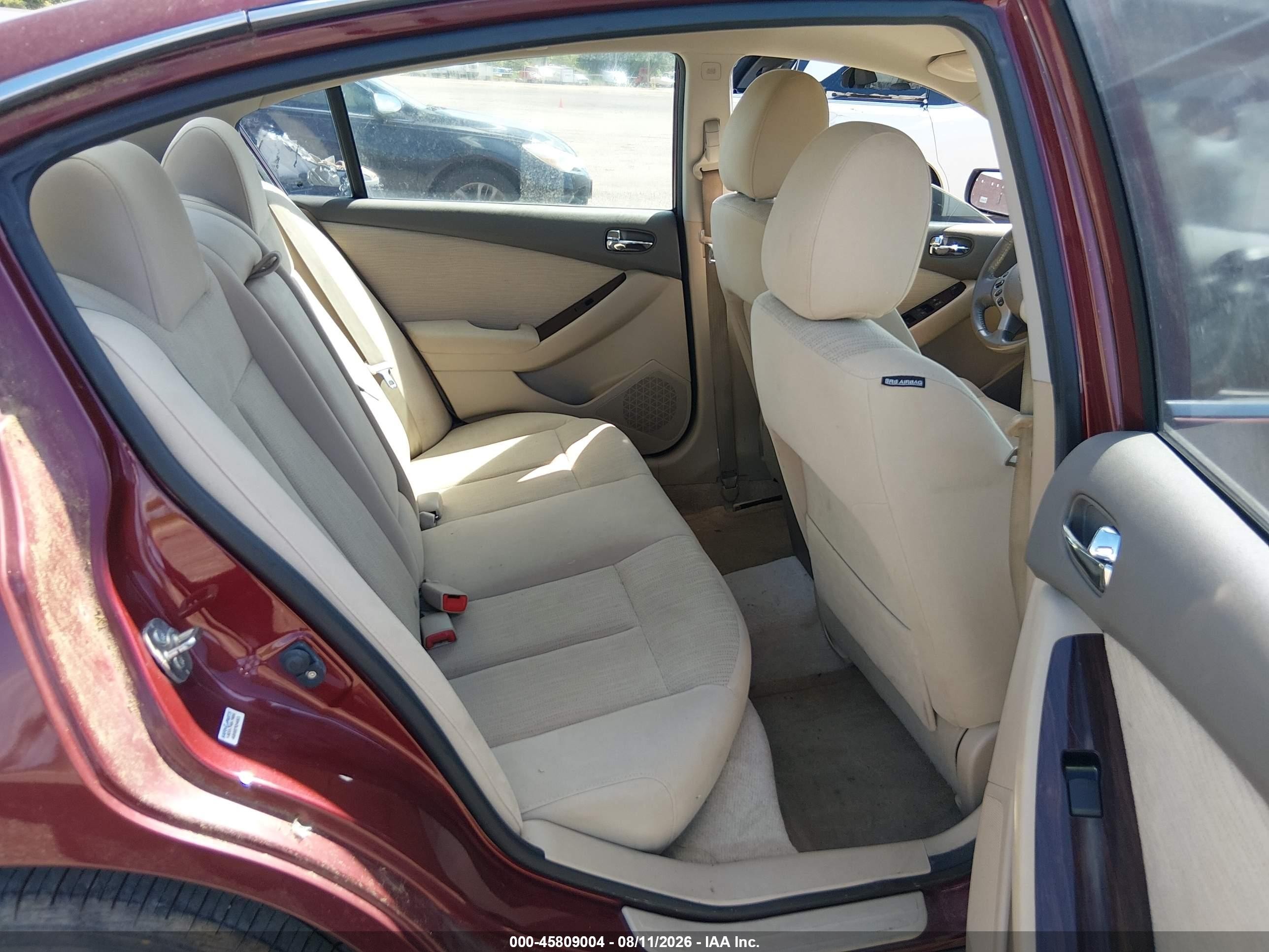 2012 Nissan Altima 2.5 S Бордовый vin: 1N4AL2AP4CN464134