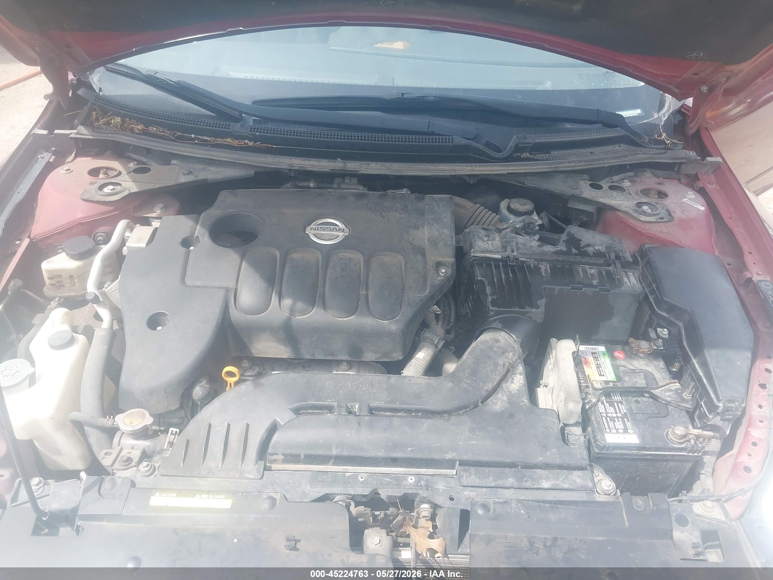 2012 Nissan Altima 2.5 S Burgundy vin: 1N4AL2AP4CN470175