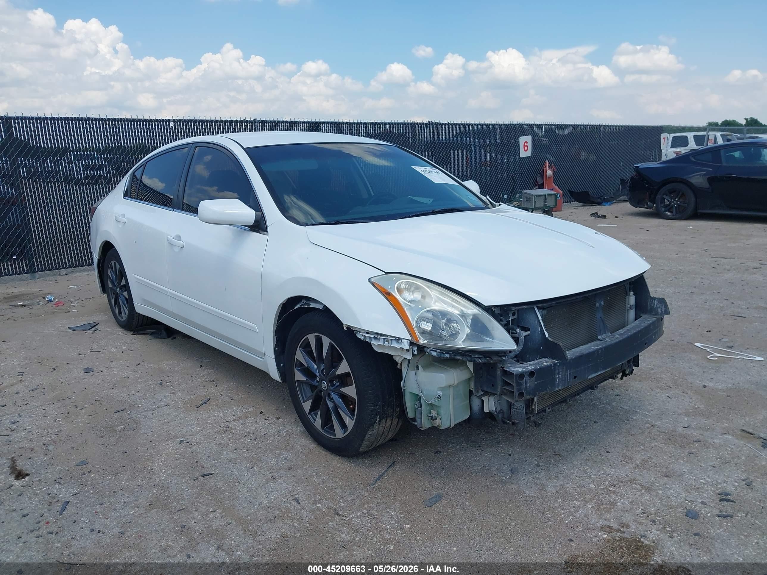 2012 Nissan Altima 2.5 S White vin: 1N4AL2AP4CN484383