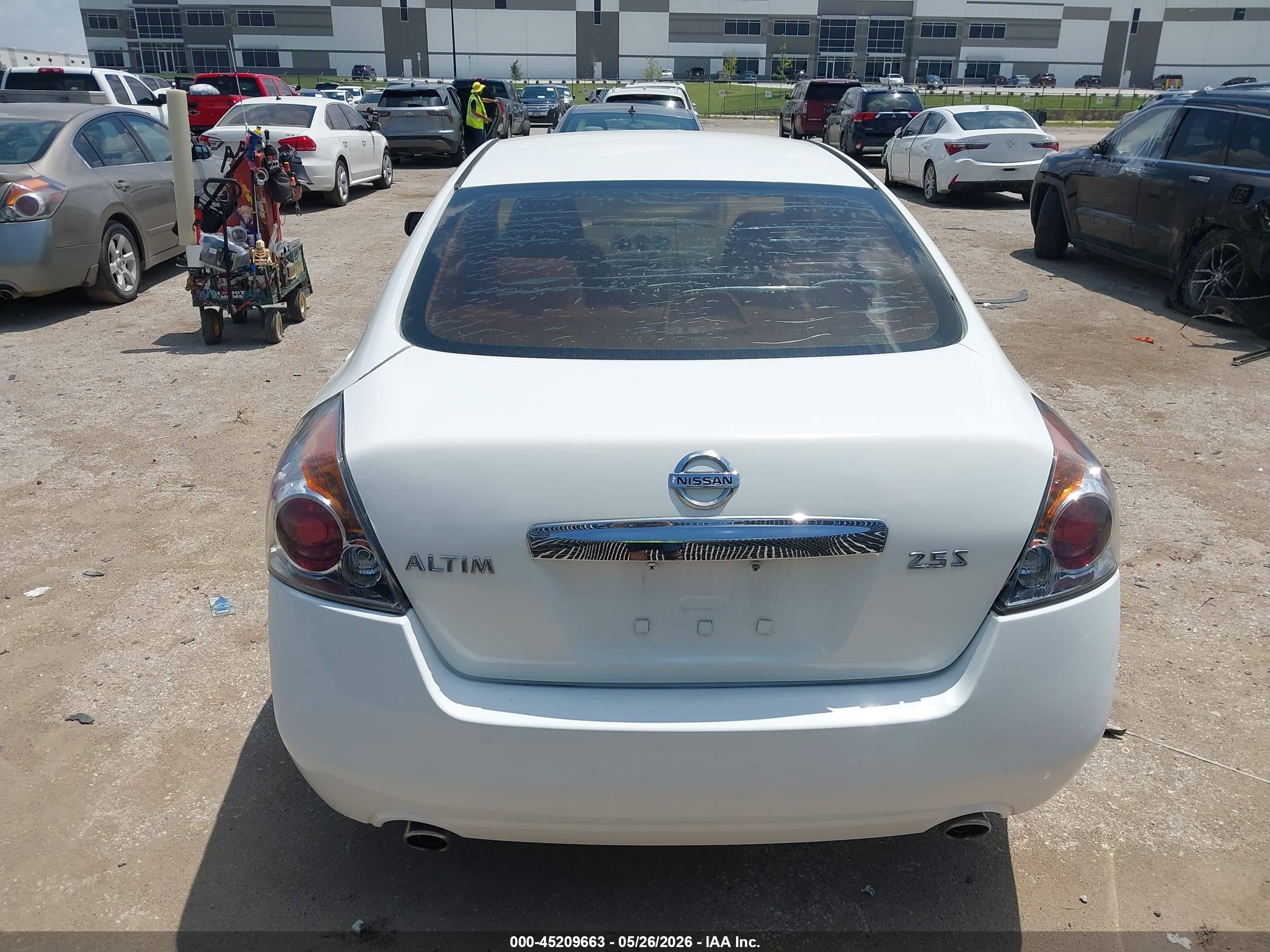 2012 Nissan Altima 2.5 S White vin: 1N4AL2AP4CN484383