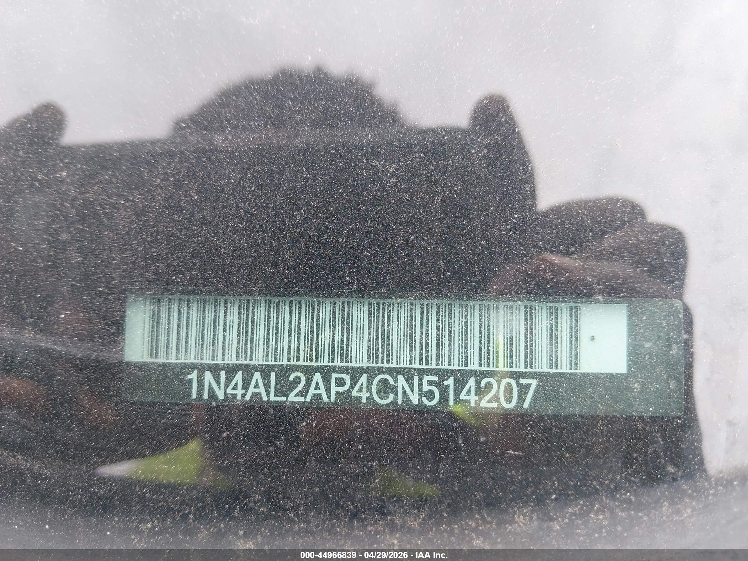 2012 Nissan Altima 2.5 Gray vin: 1N4AL2AP4CN514207