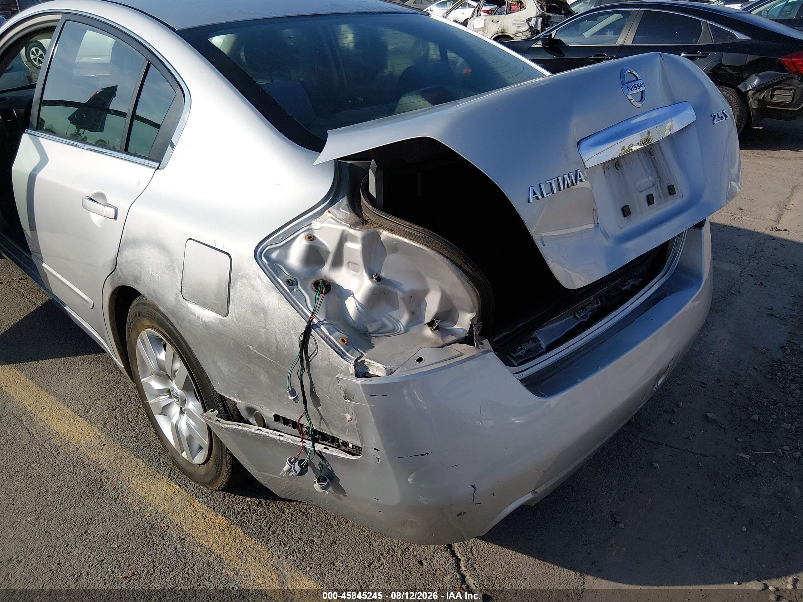 2012 Nissan Altima 2.5 S Silver vin: 1N4AL2AP4CN518712